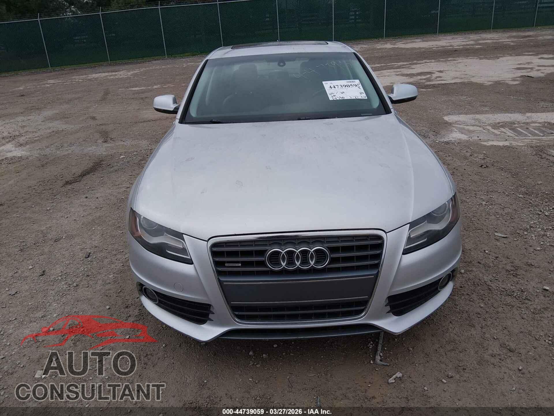 AUDI A4 2012 - WAUFFAFL7CA048753