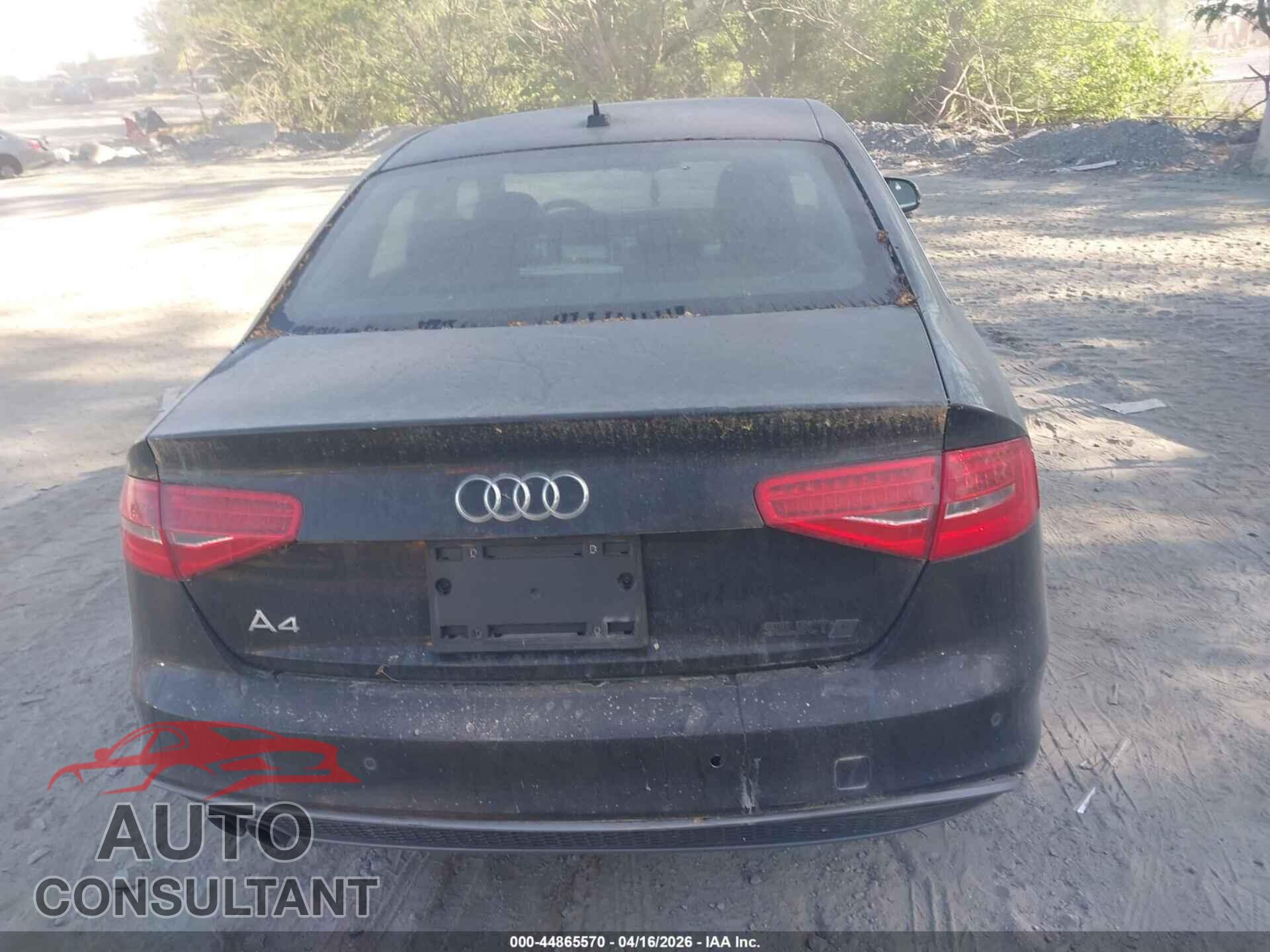 AUDI A4 2015 - WAUEFAFL3FA074587