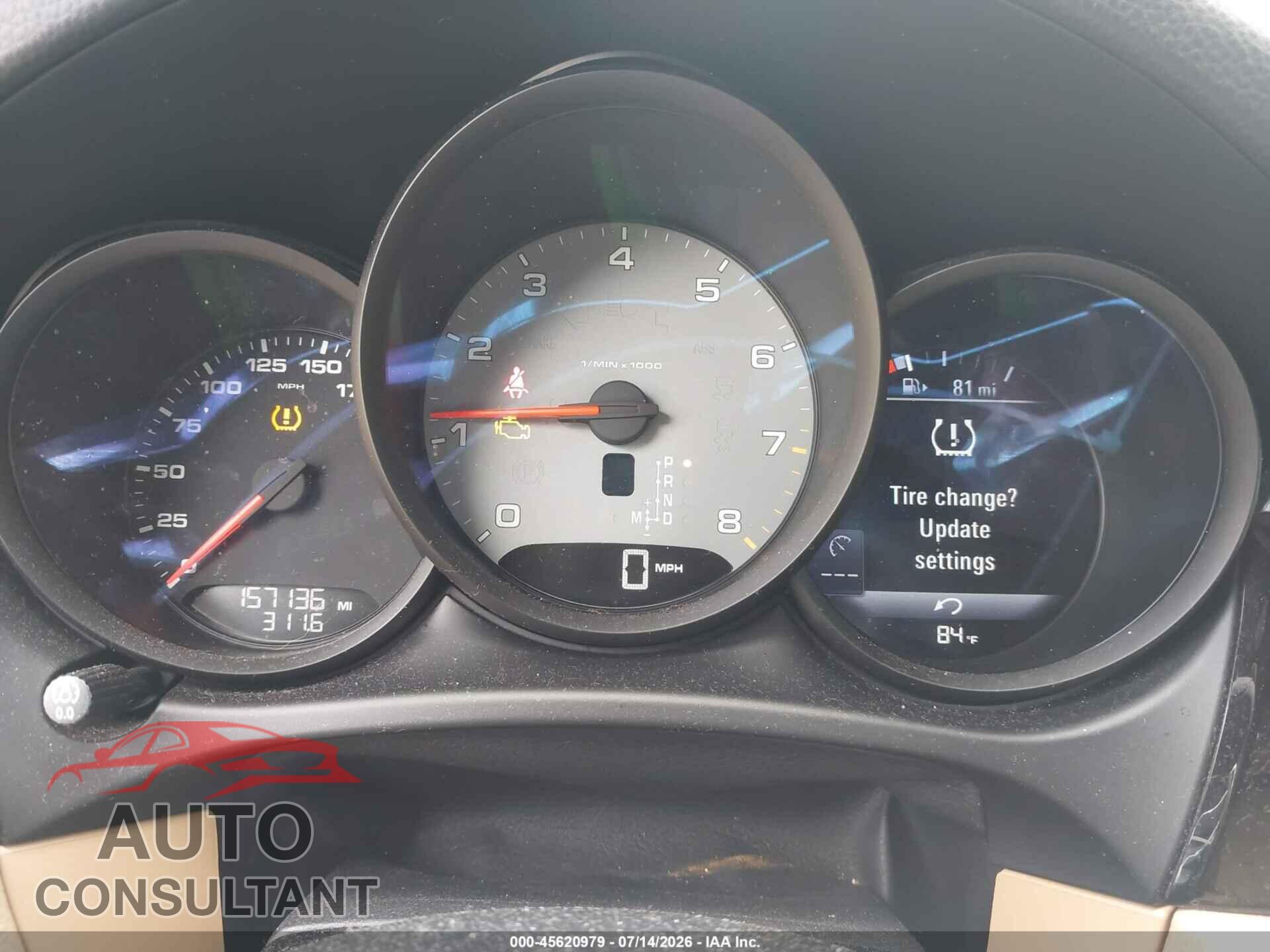 PORSCHE MACAN 2016 - WP1AB2A58GLB59098