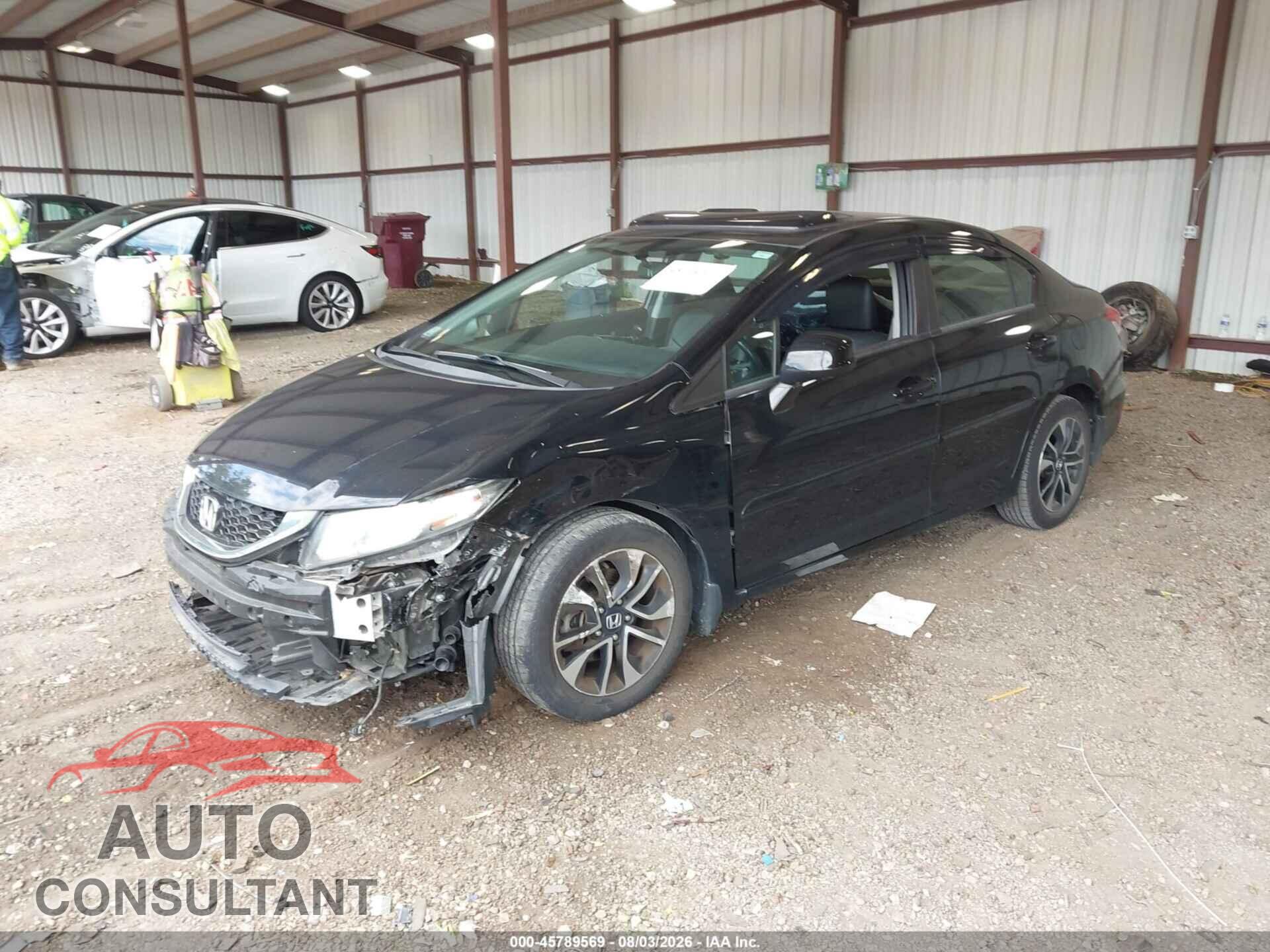 HONDA CIVIC 2013 - 19XFB2F94DE023140