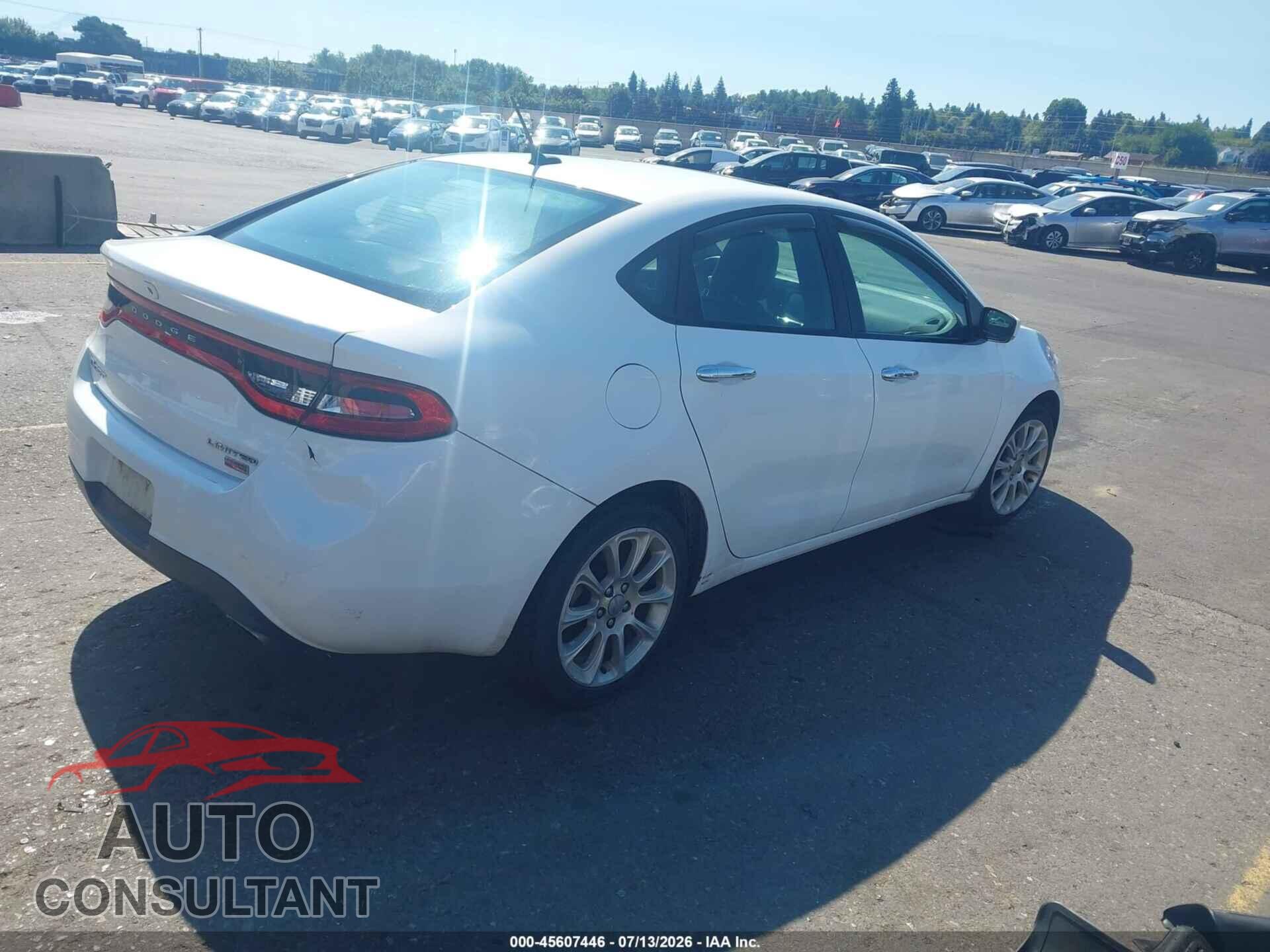 DODGE DART 2013 - 1C3CDFCH7DD323728