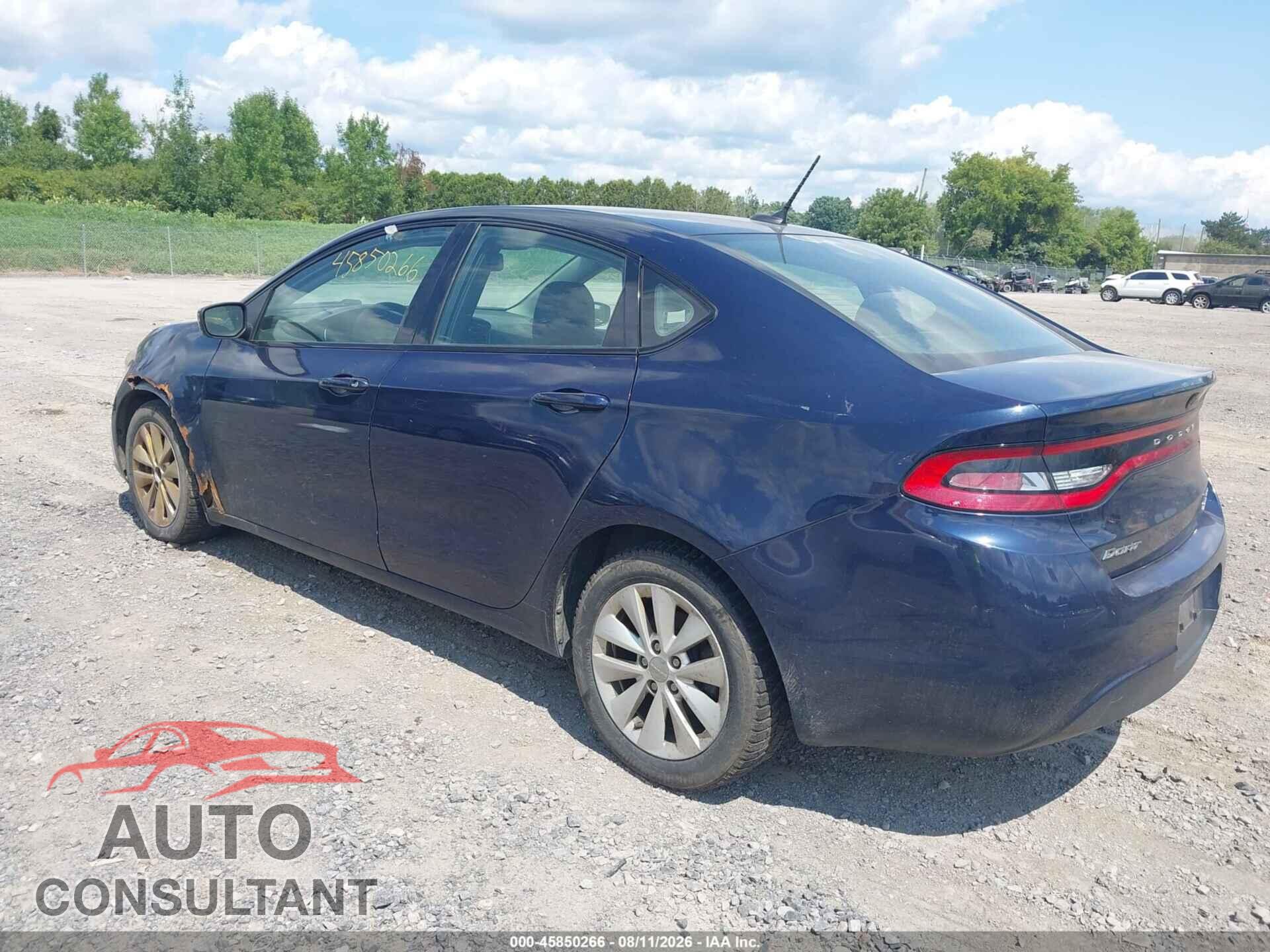 DODGE DART 2014 - 1C3CDFBB2ED668809