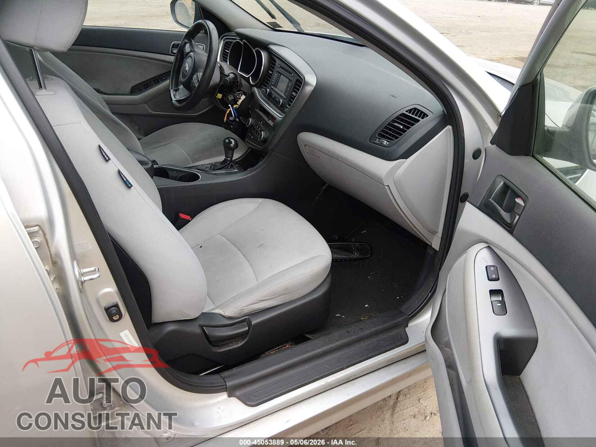 KIA OPTIMA 2014 - KNAGM4A73E5475879