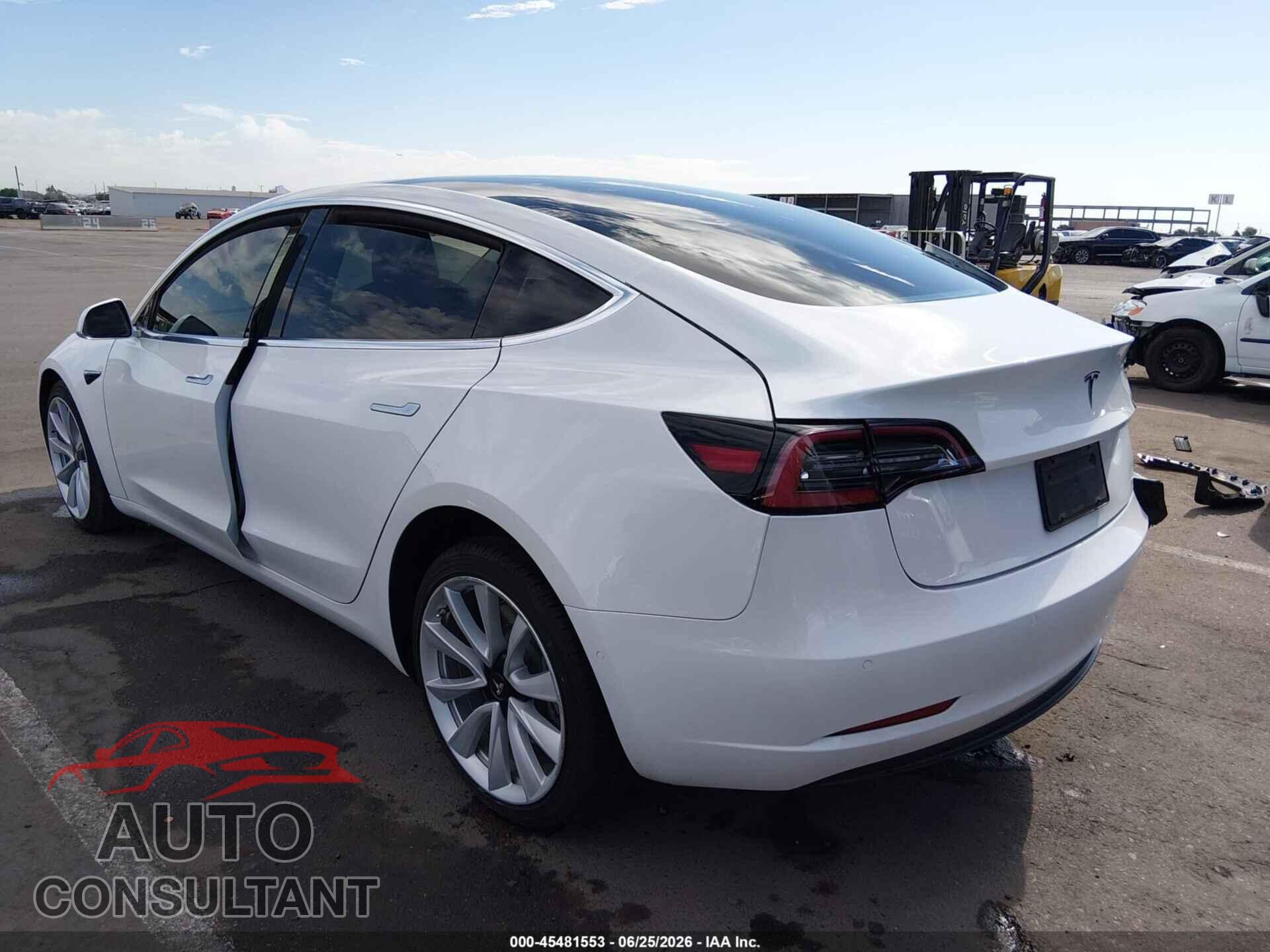 TESLA MODEL 3 2019 - 5YJ3E1EA2KF301489