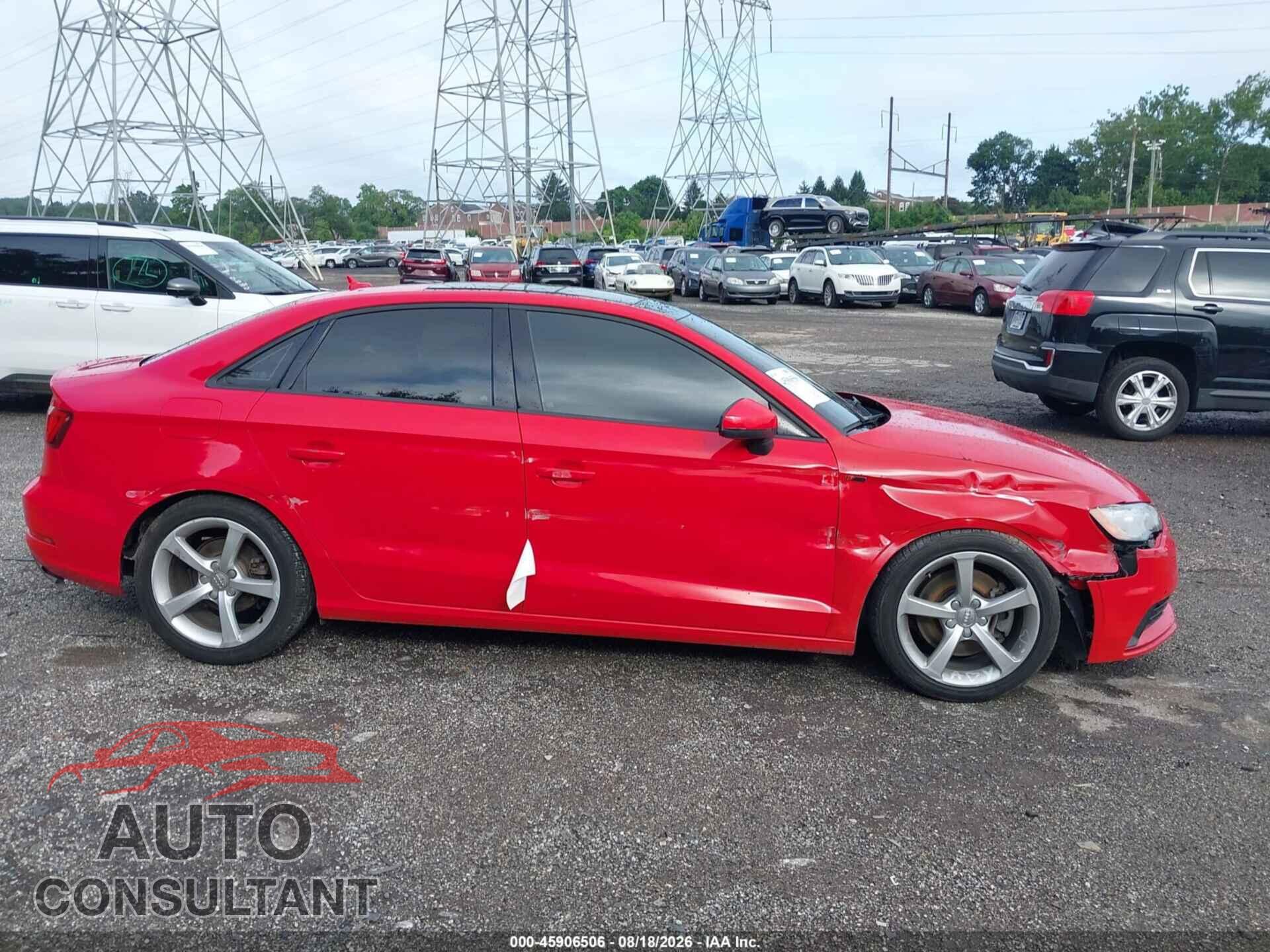 AUDI A3 2016 - WAUB8GFF6G1019837