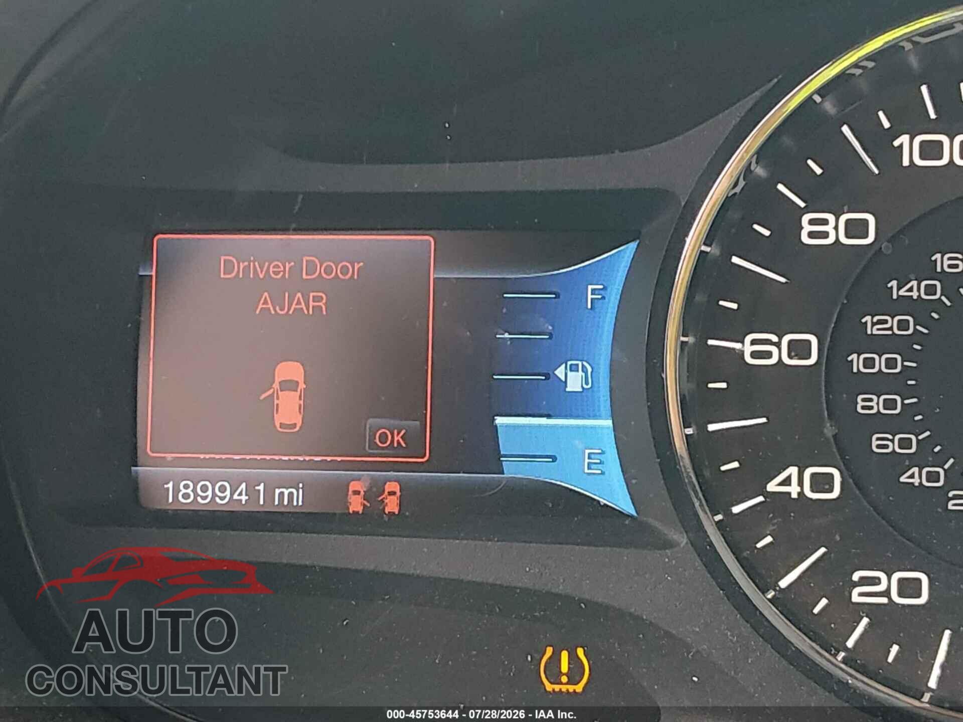FORD EDGE 2011 - 2FMDK4KC0BBA11684