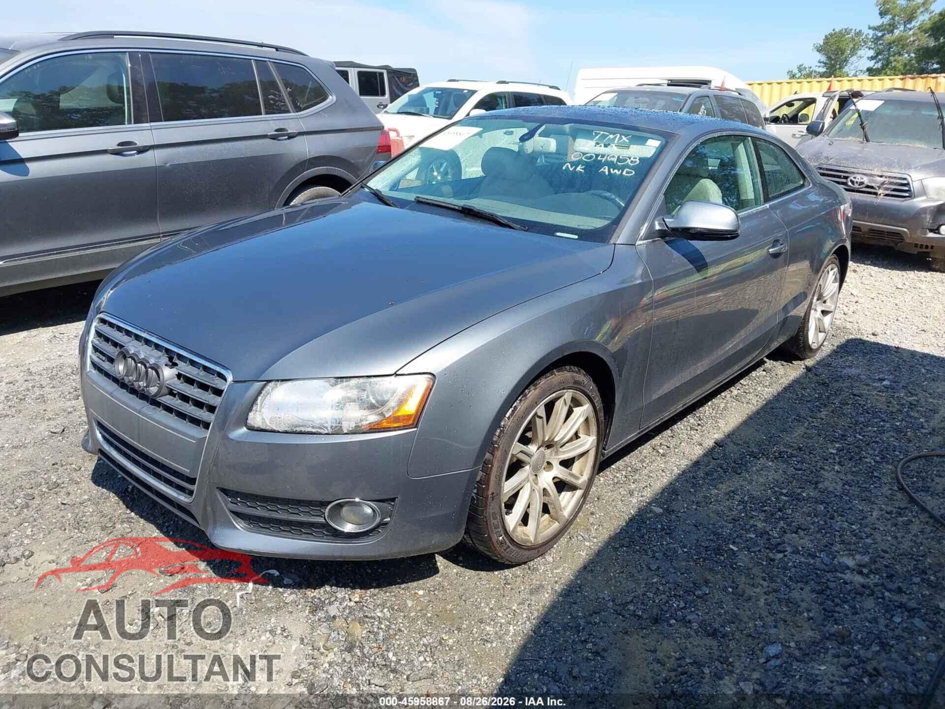 AUDI A5 2012 - WAURFAFR1CA004958