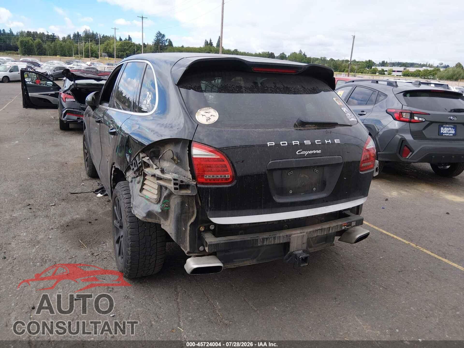 PORSCHE CAYENNE 2012 - WP1AA2A23CLA09693