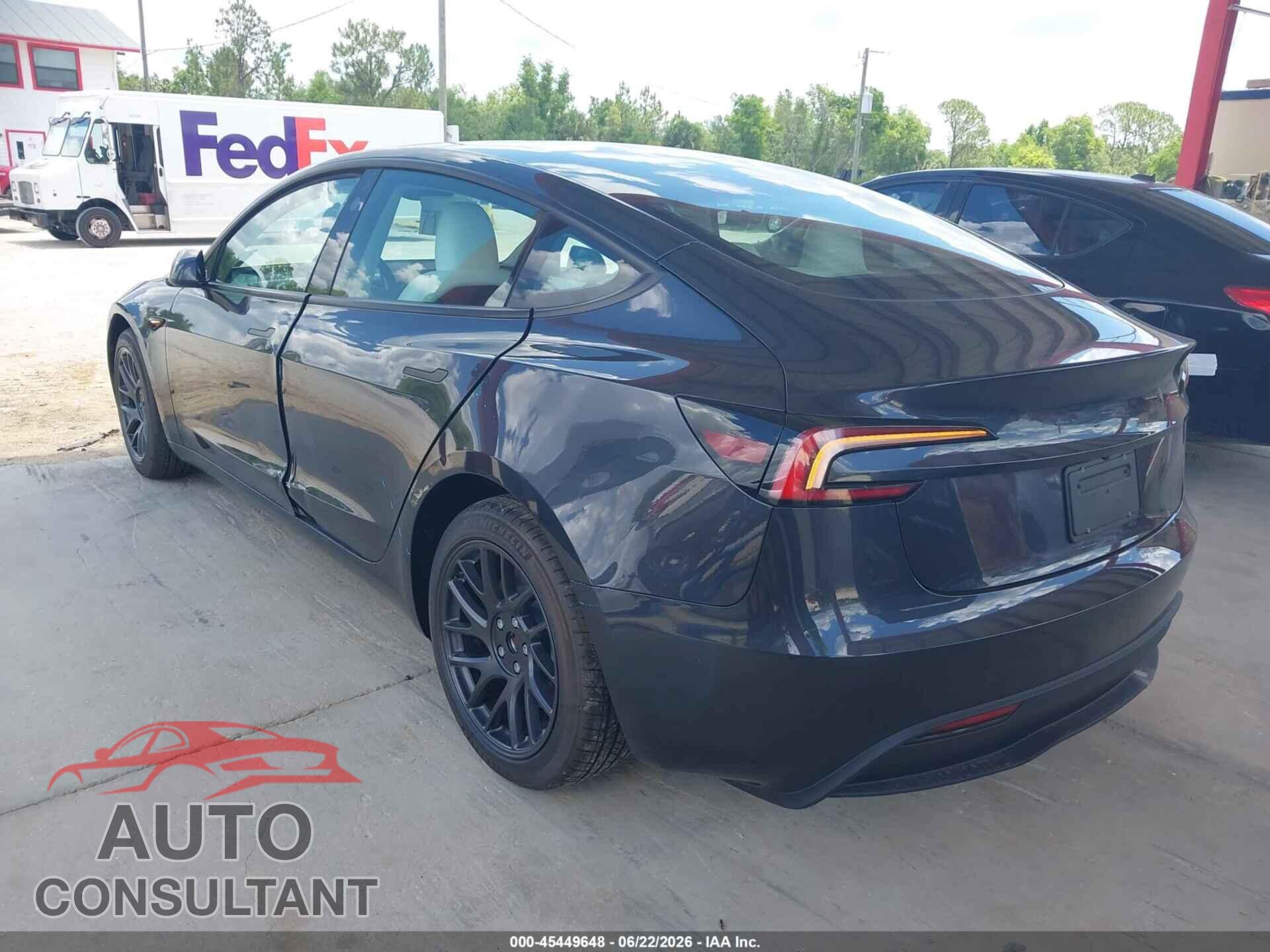 TESLA MODEL 3 2026 - 5YJ3E1EA7TF161229