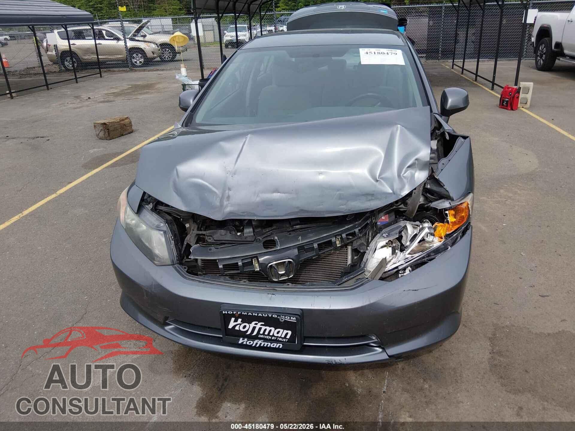 HONDA CIVIC 2012 - 19XFB2F52CE352642