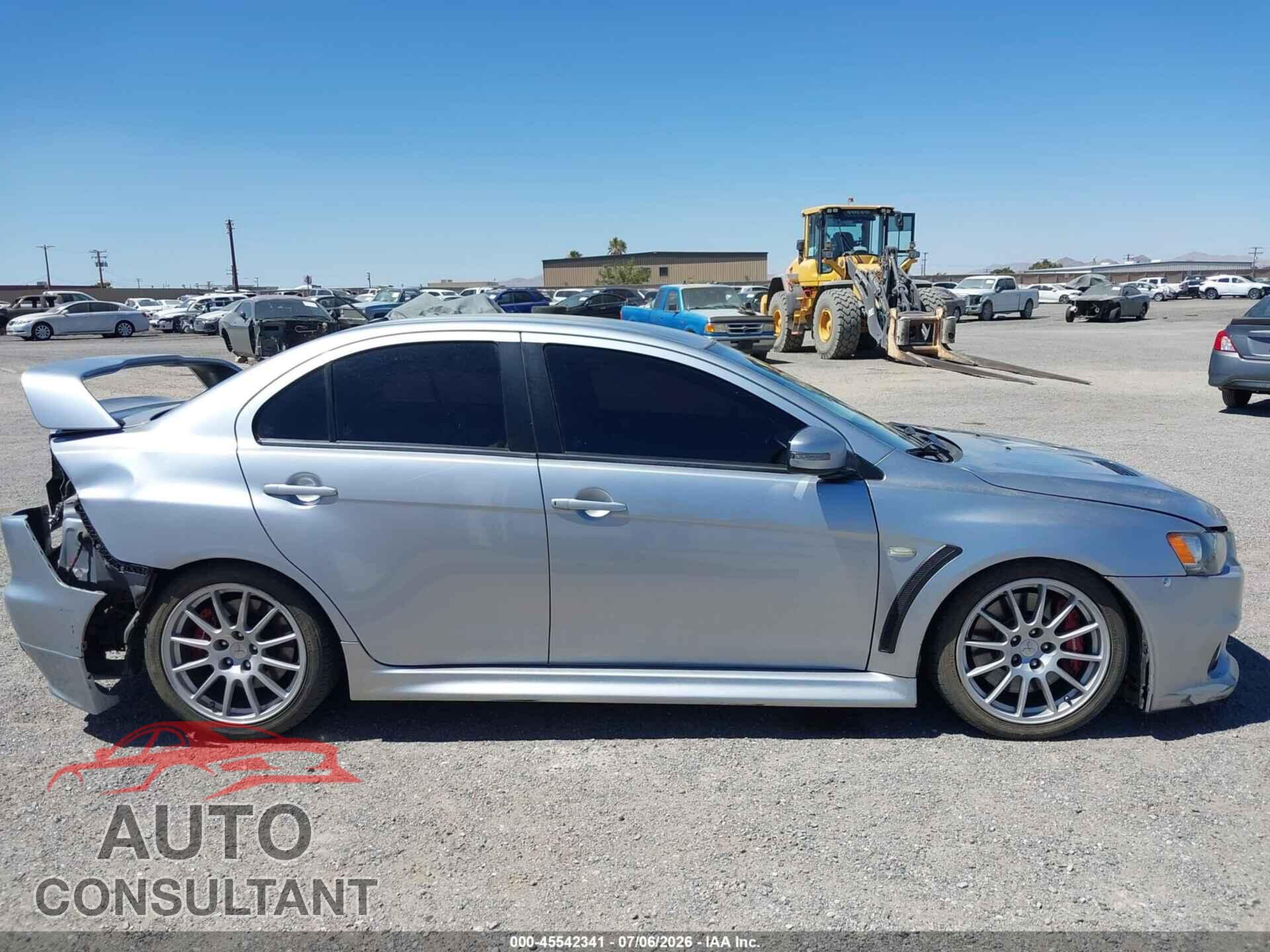 MITSUBISHI LANCER EVOLUTION 2015 - JA32W8FV8FU006606