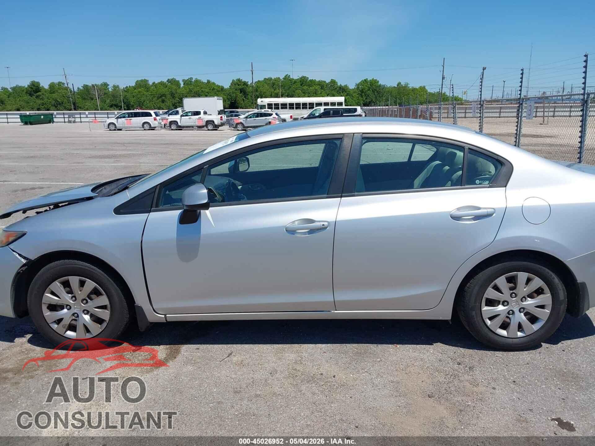 HONDA CIVIC 2012 - 2HGFB2F57CH580903