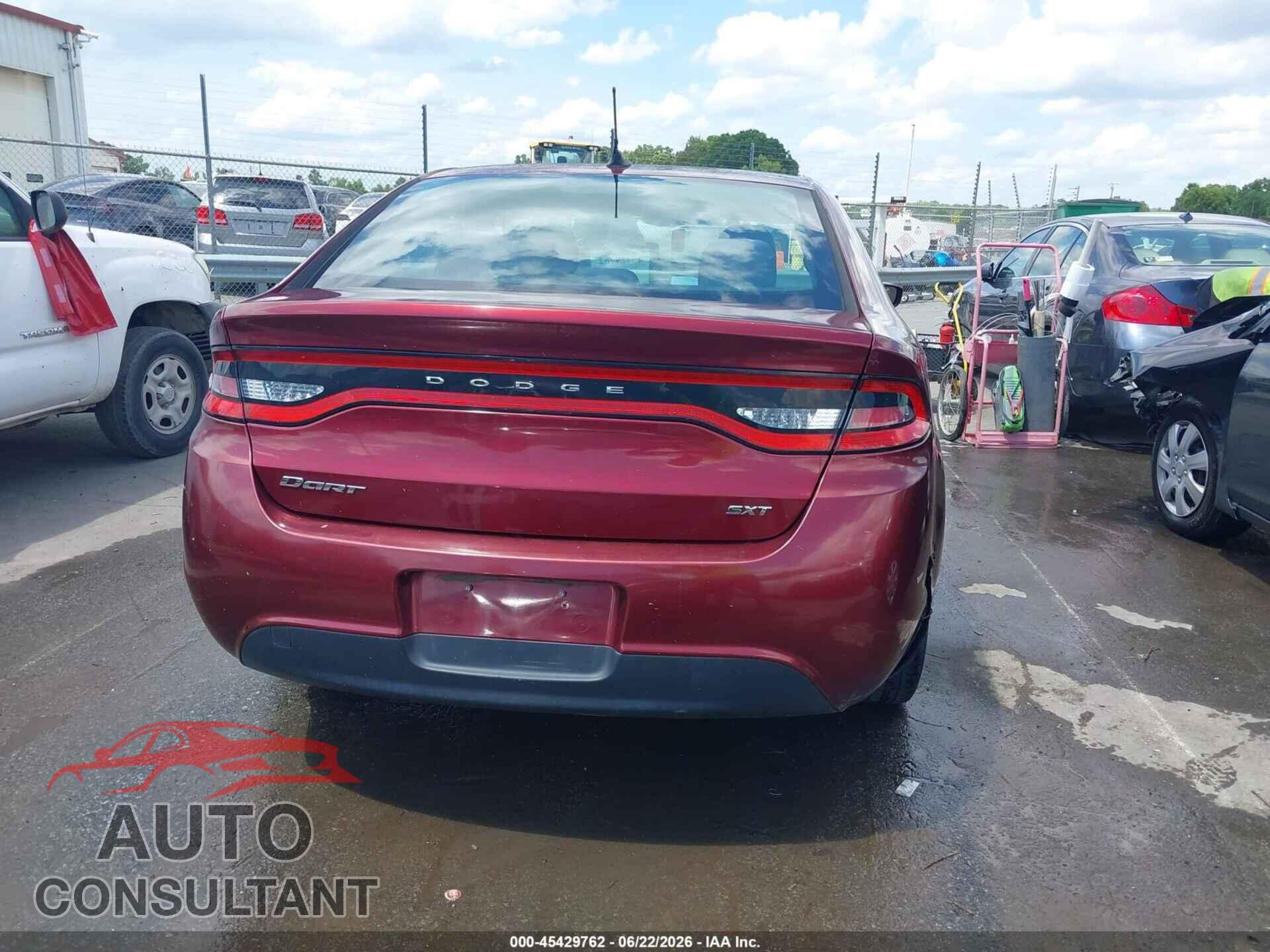DODGE DART 2015 - 1C3CDFBB1FD336605