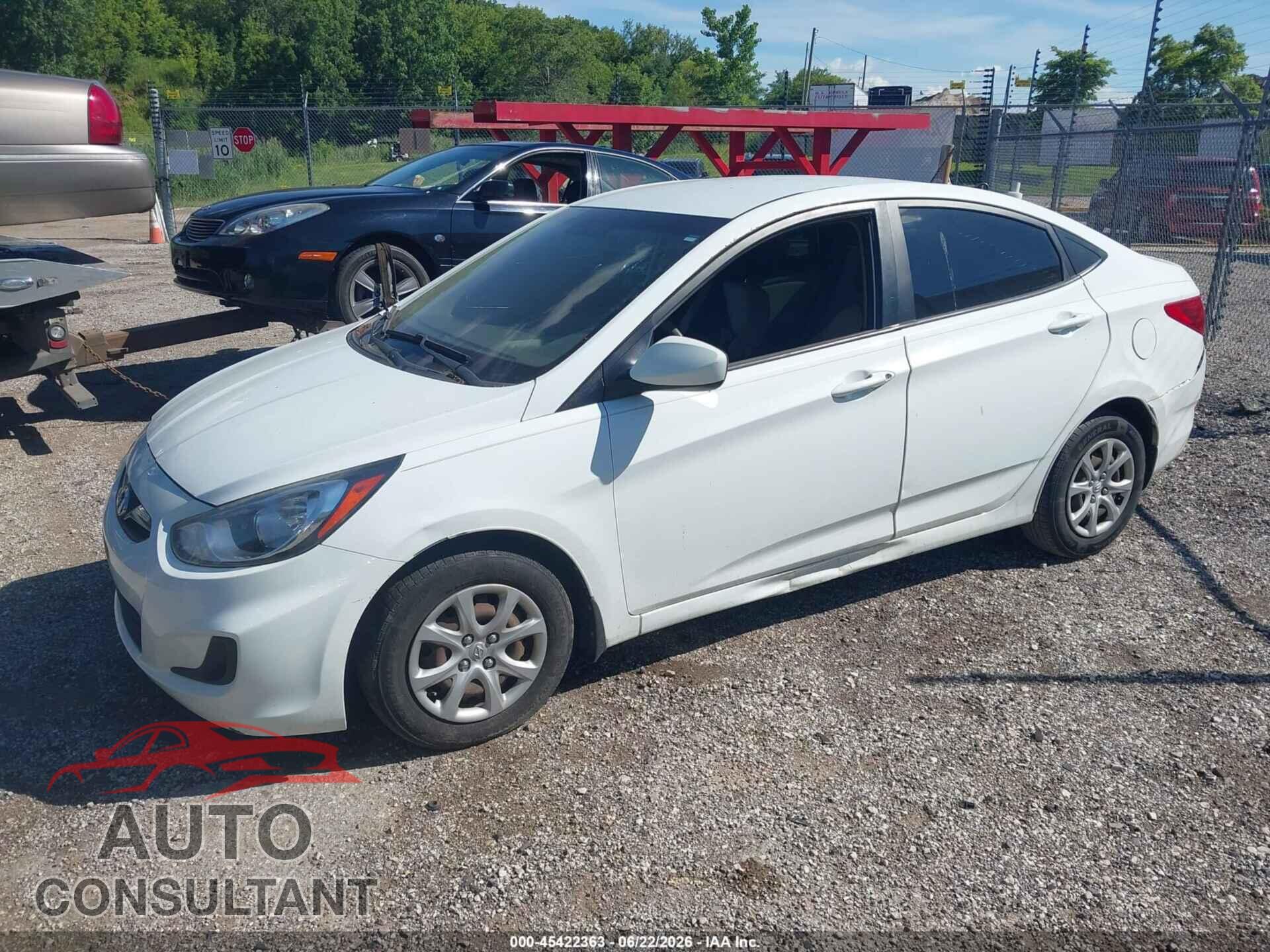 HYUNDAI ACCENT 2012 - KMHCT4AE6CU208320