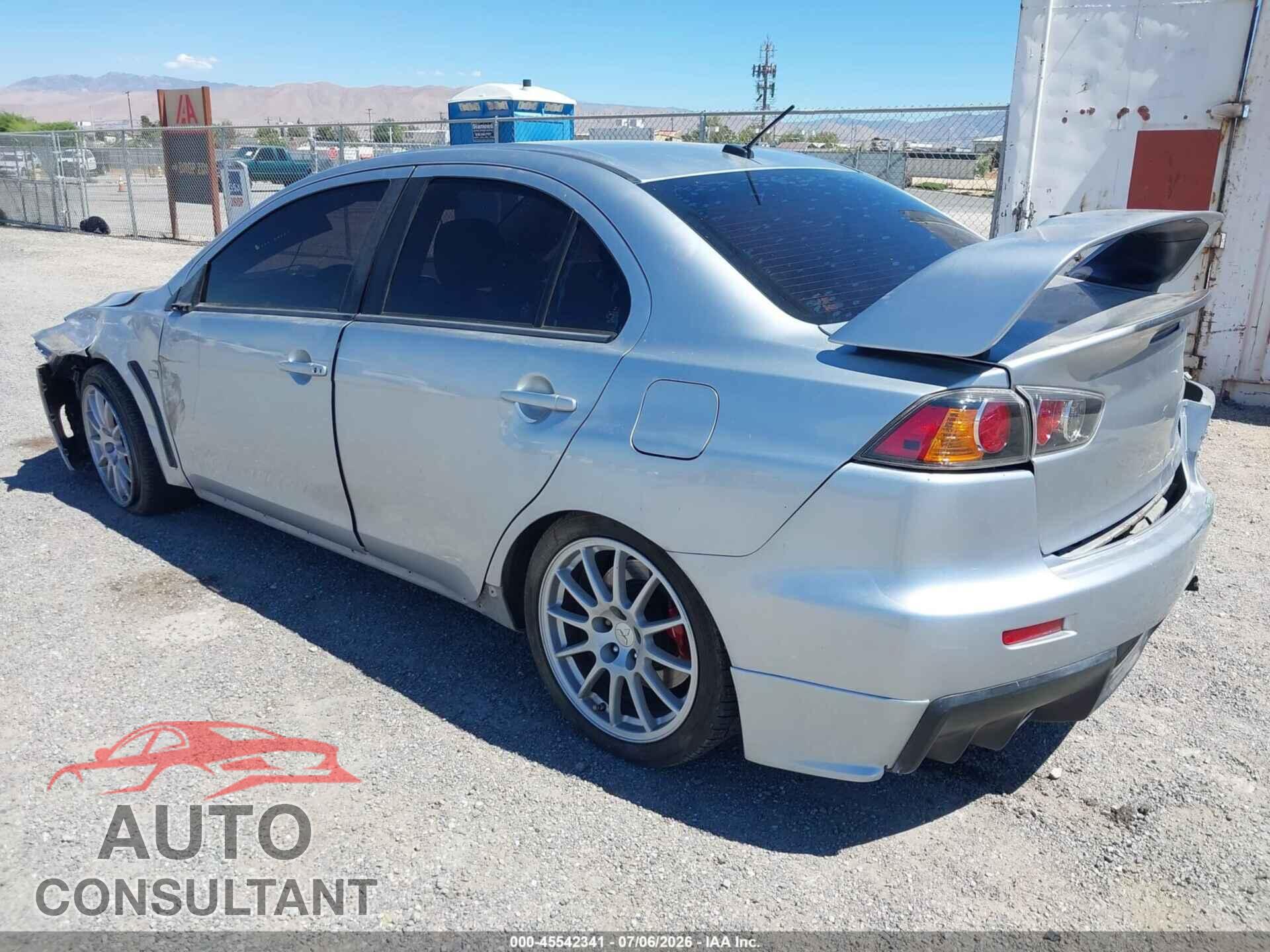MITSUBISHI LANCER EVOLUTION 2015 - JA32W8FV8FU006606