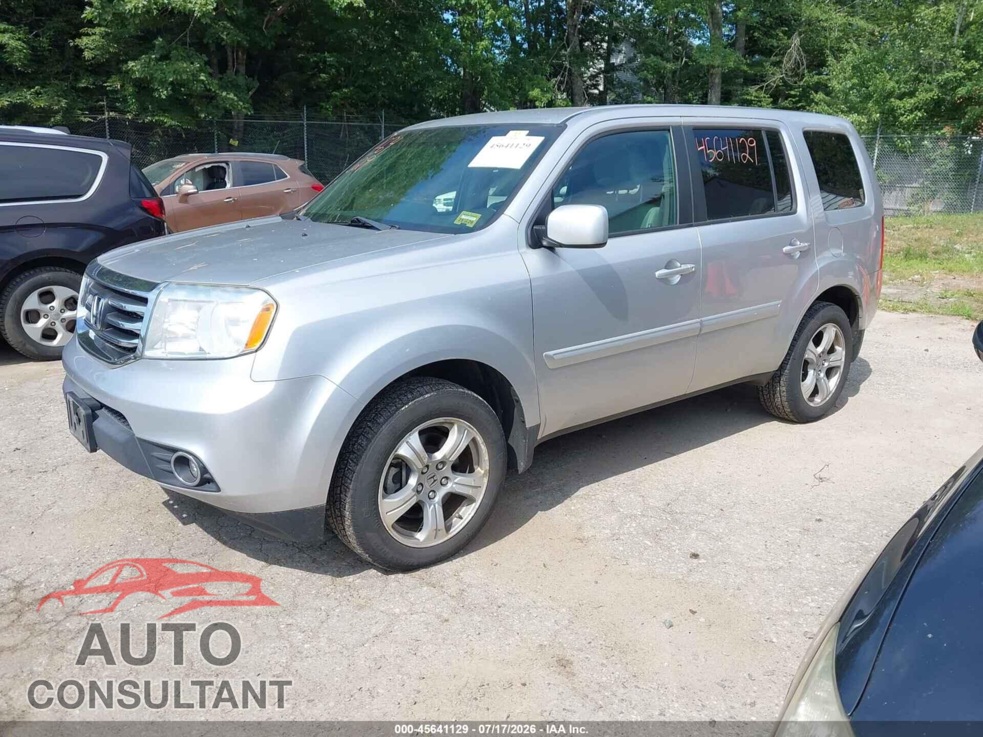 HONDA PILOT 2013 - 5FNYF4H41DB059064