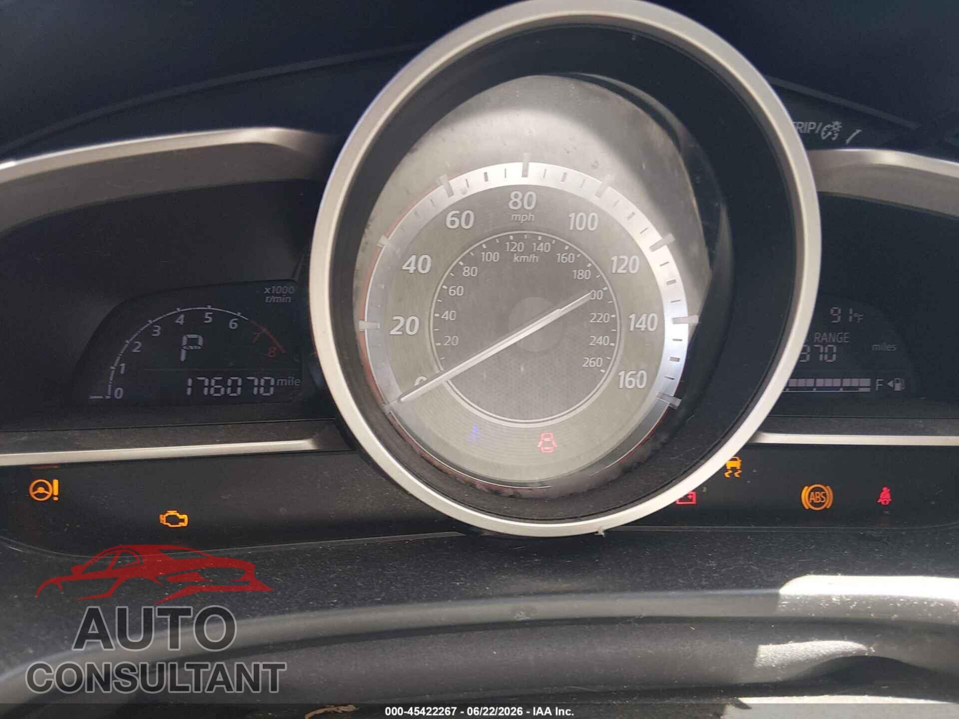 MAZDA MAZDA3 2014 - JM1BM1L75E1118476