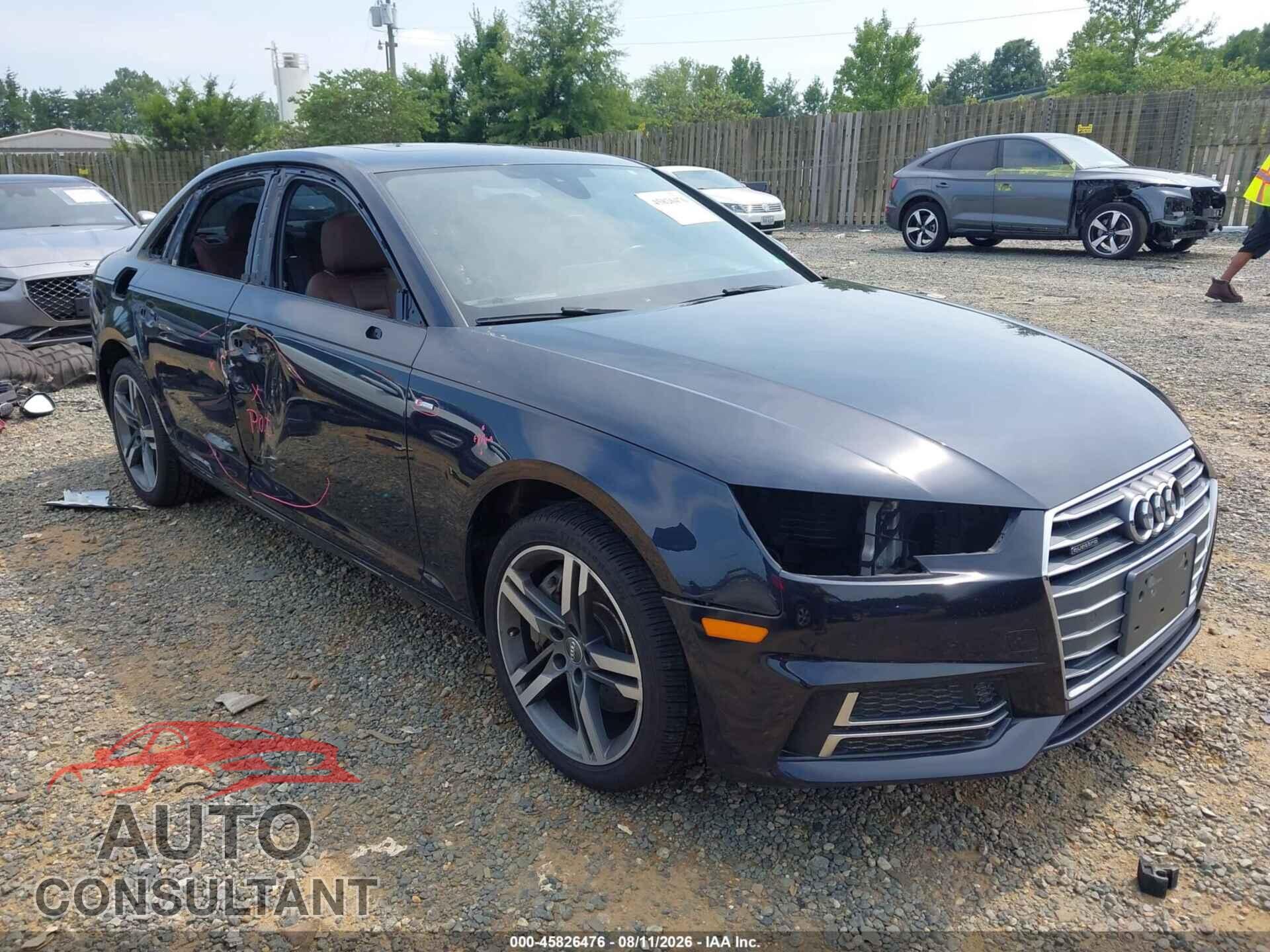 AUDI A4 2018 - WAUENAF42JA032173