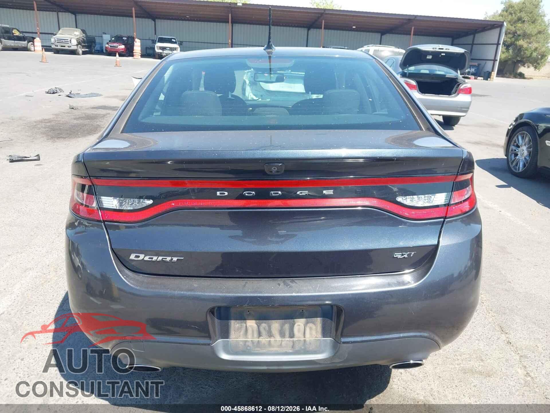 DODGE DART 2013 - 1C3CDFBA3DD345455