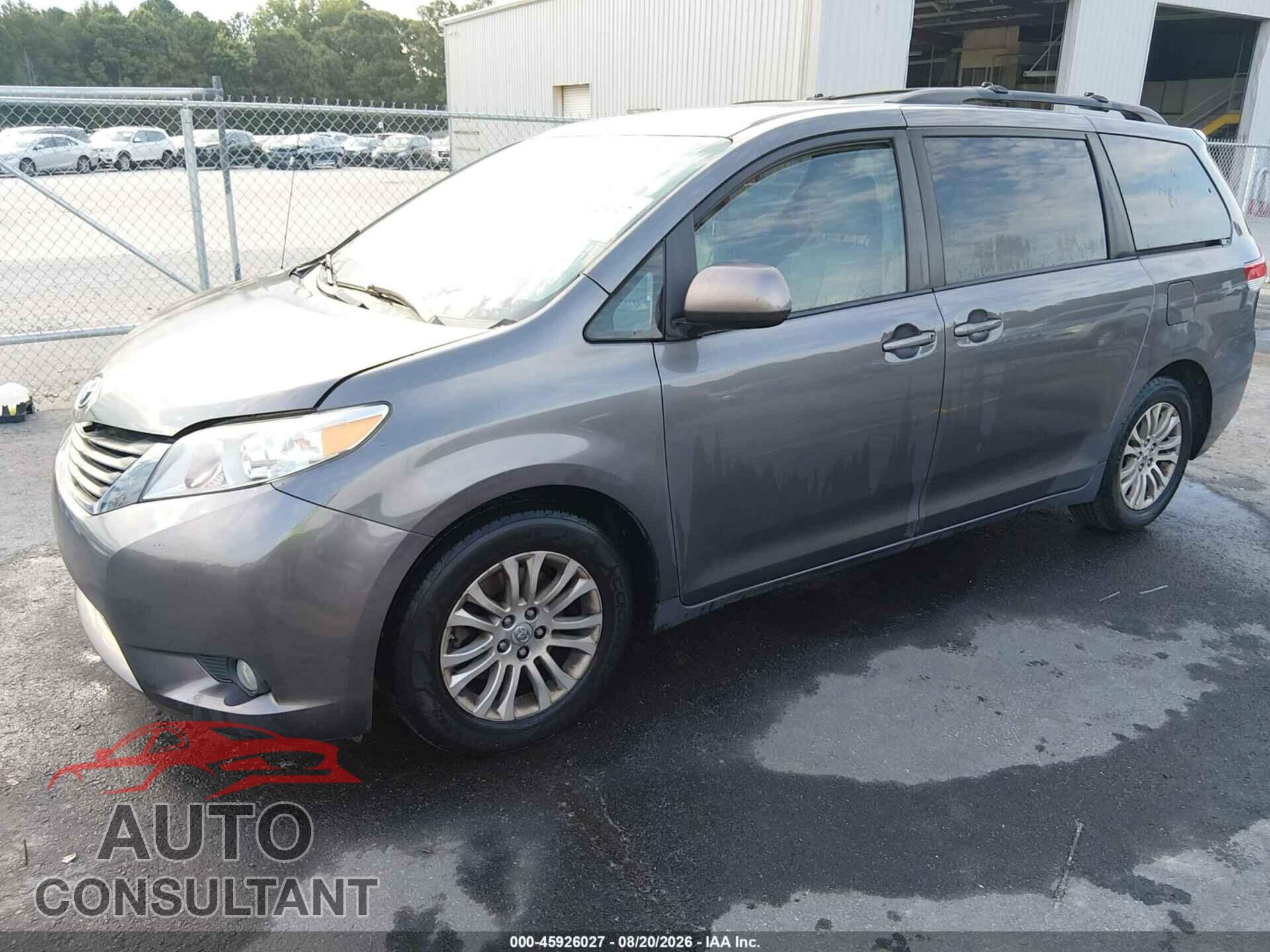 TOYOTA SIENNA 2012 - 5TDYK3DC2CS215254