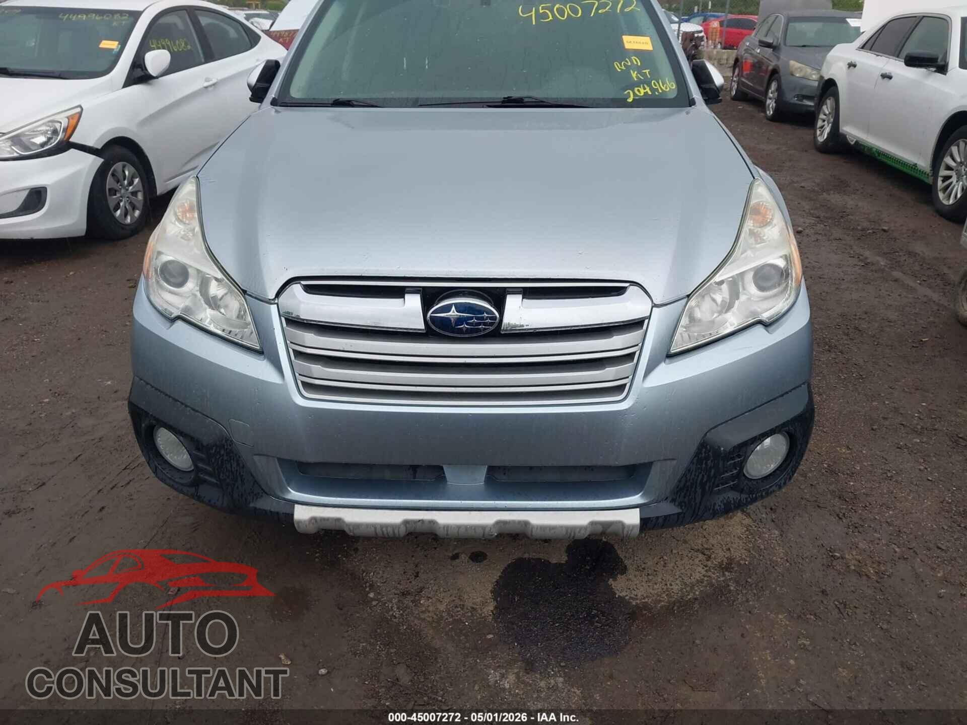 SUBARU OUTBACK 2013 - 4S4BRDPC5D2233304