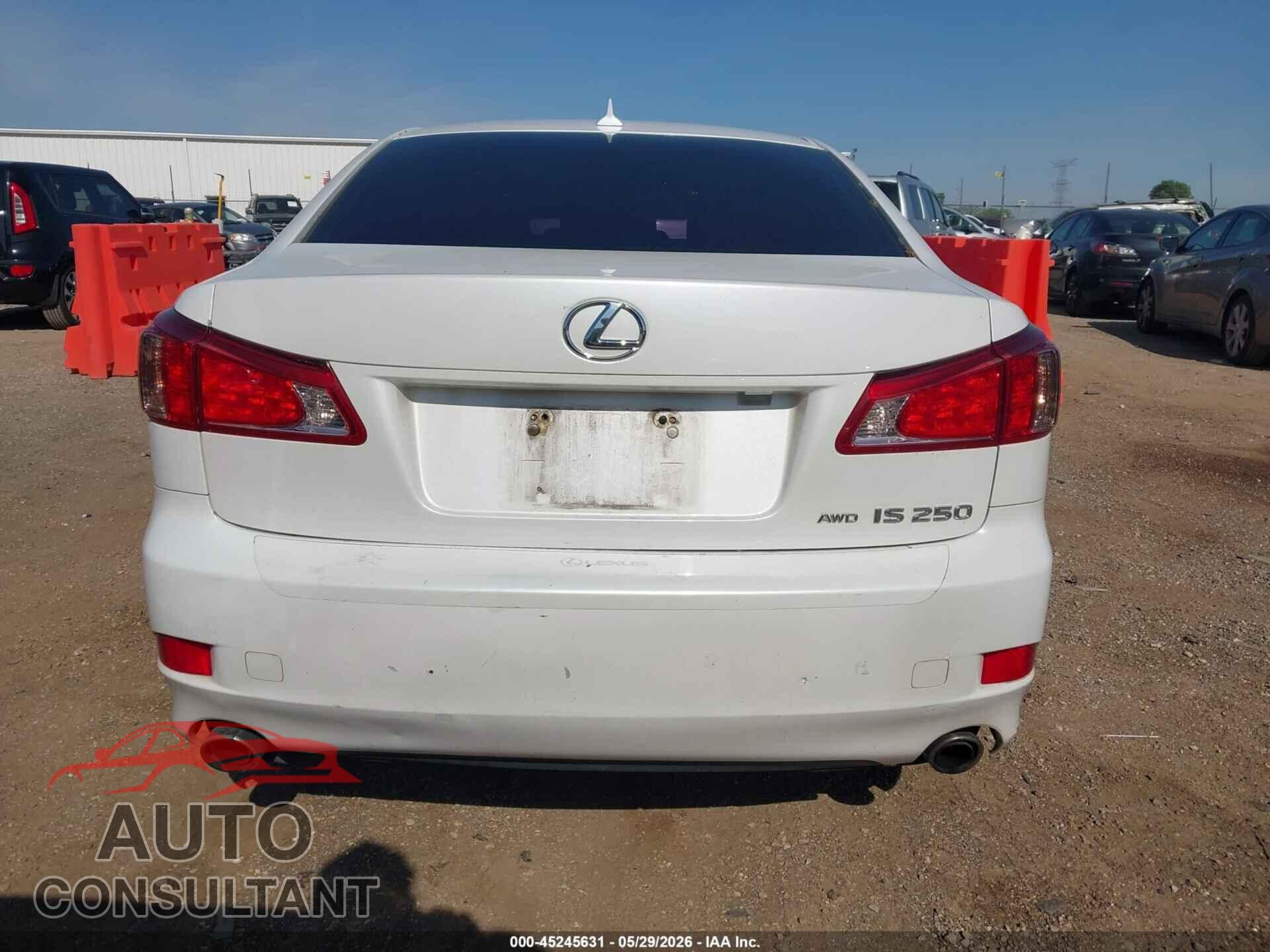 LEXUS IS 250 2012 - JTHCF5C24C5060357