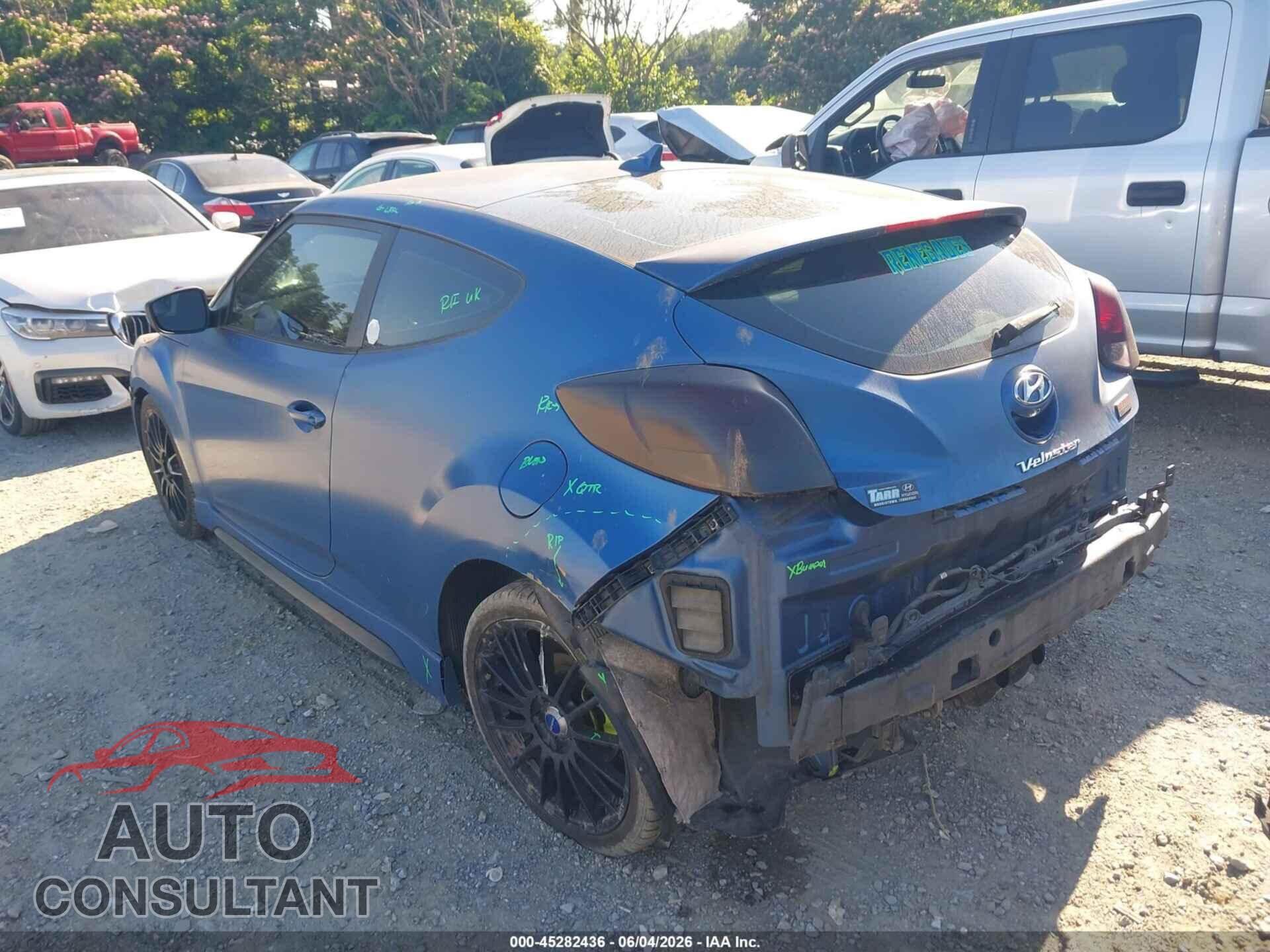 HYUNDAI VELOSTER 2016 - KMHTC6AE2GU260254