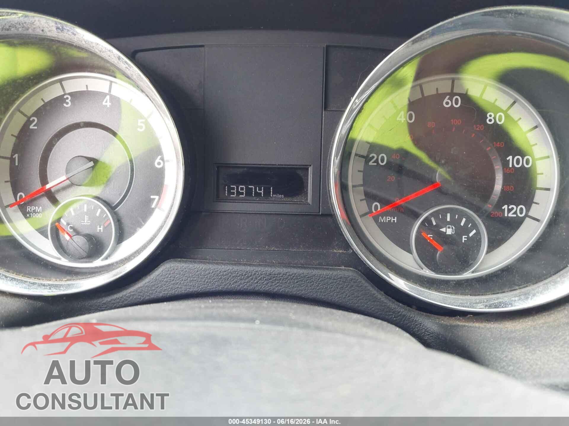 DODGE GRAND CARAVAN 2012 - 2C4RDGCG1CR214261
