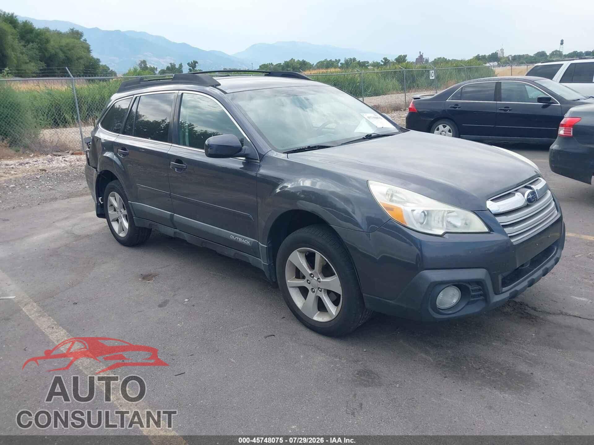 SUBARU OUTBACK 2013 - 4S4BRBCC8D3226268