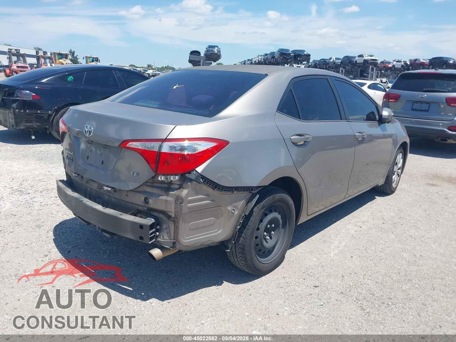 TOYOTA COROLLA 2014 - 2T1BURHE5EC037284