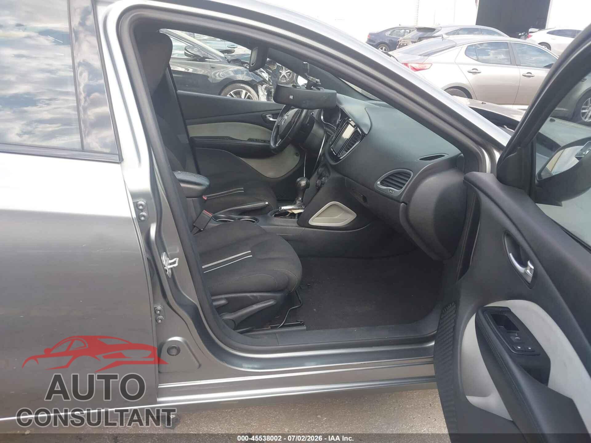 DODGE DART 2013 - 1C3CDFBA2DD122954