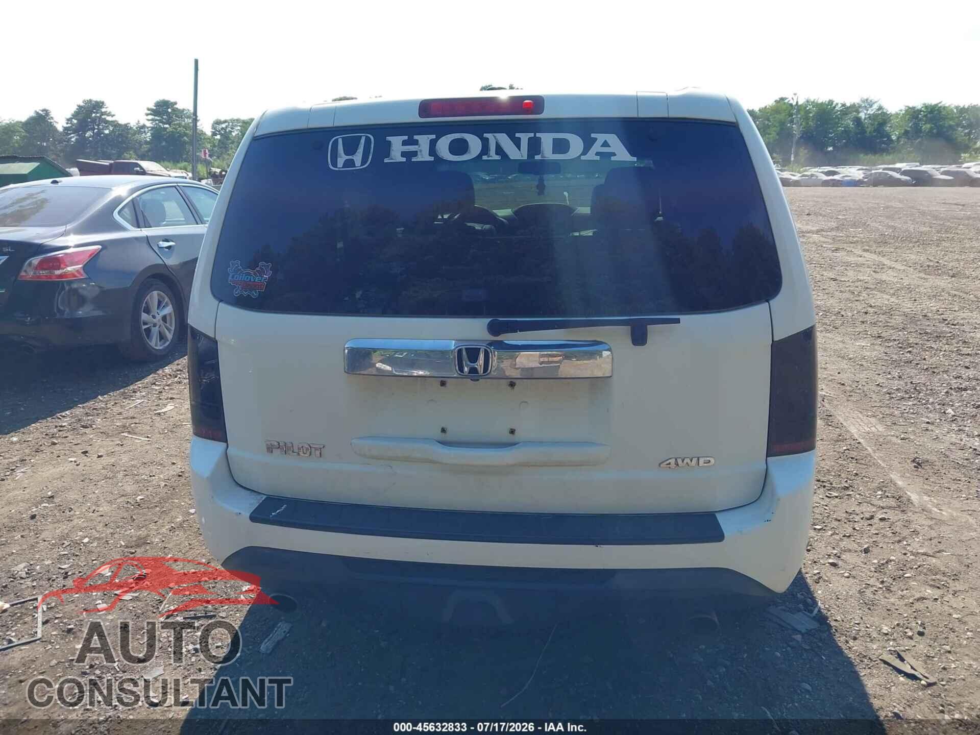 HONDA PILOT 2012 - 5FNYF3H53CB025757