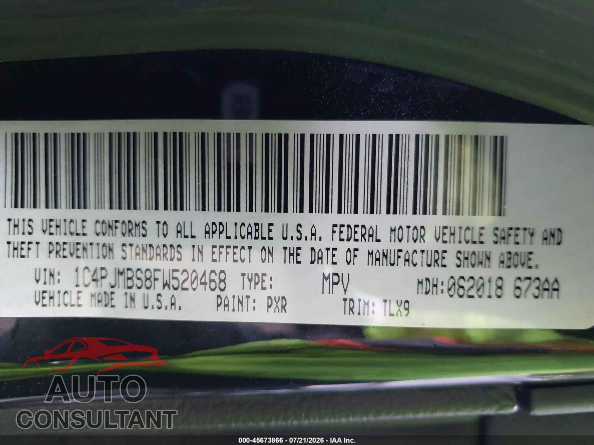 JEEP CHEROKEE 2015 - 1C4PJMBS8FW520468
