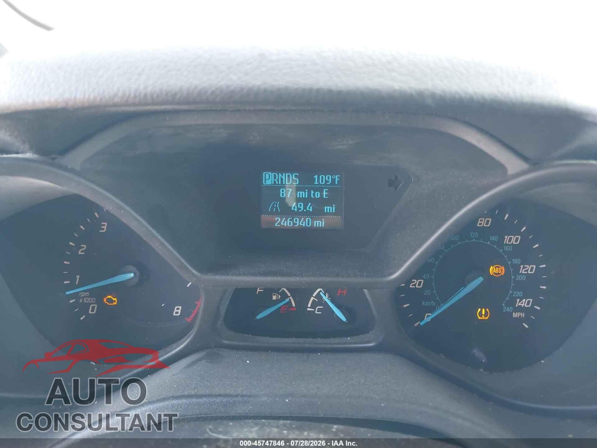 FORD TRANSIT CONNECT 2014 - NM0GE9E79E1133560