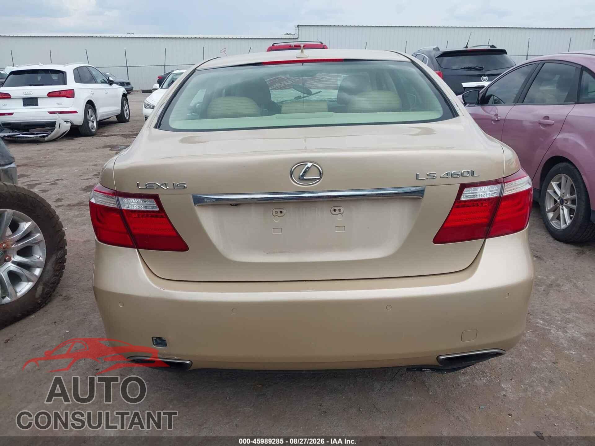 LEXUS LS 2009 - JTHGL46F395034134