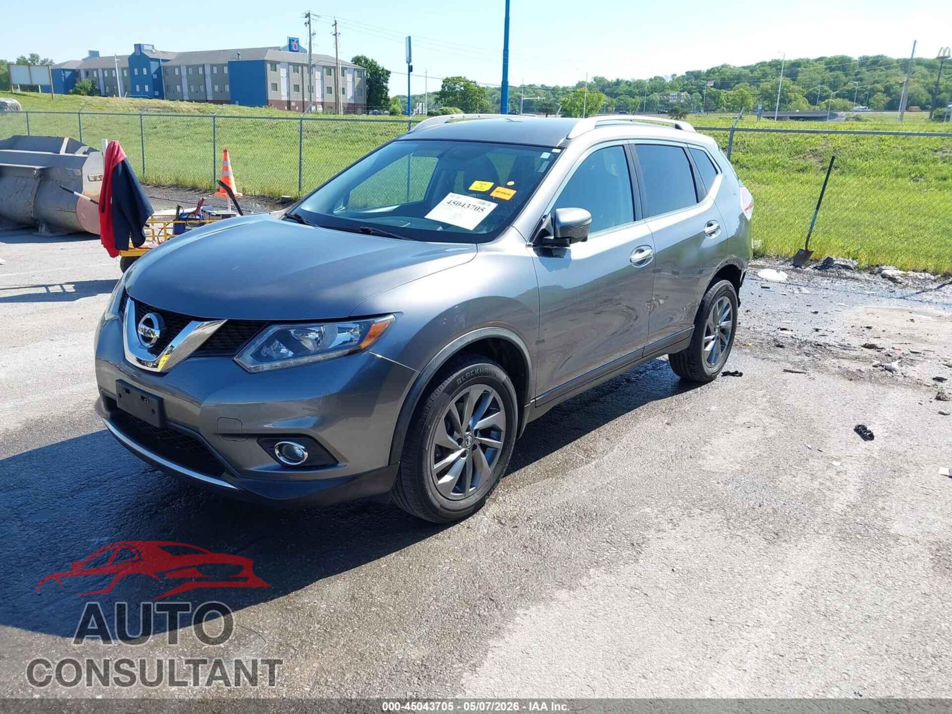 NISSAN ROGUE 2016 - KNMAT2MVXGP700865