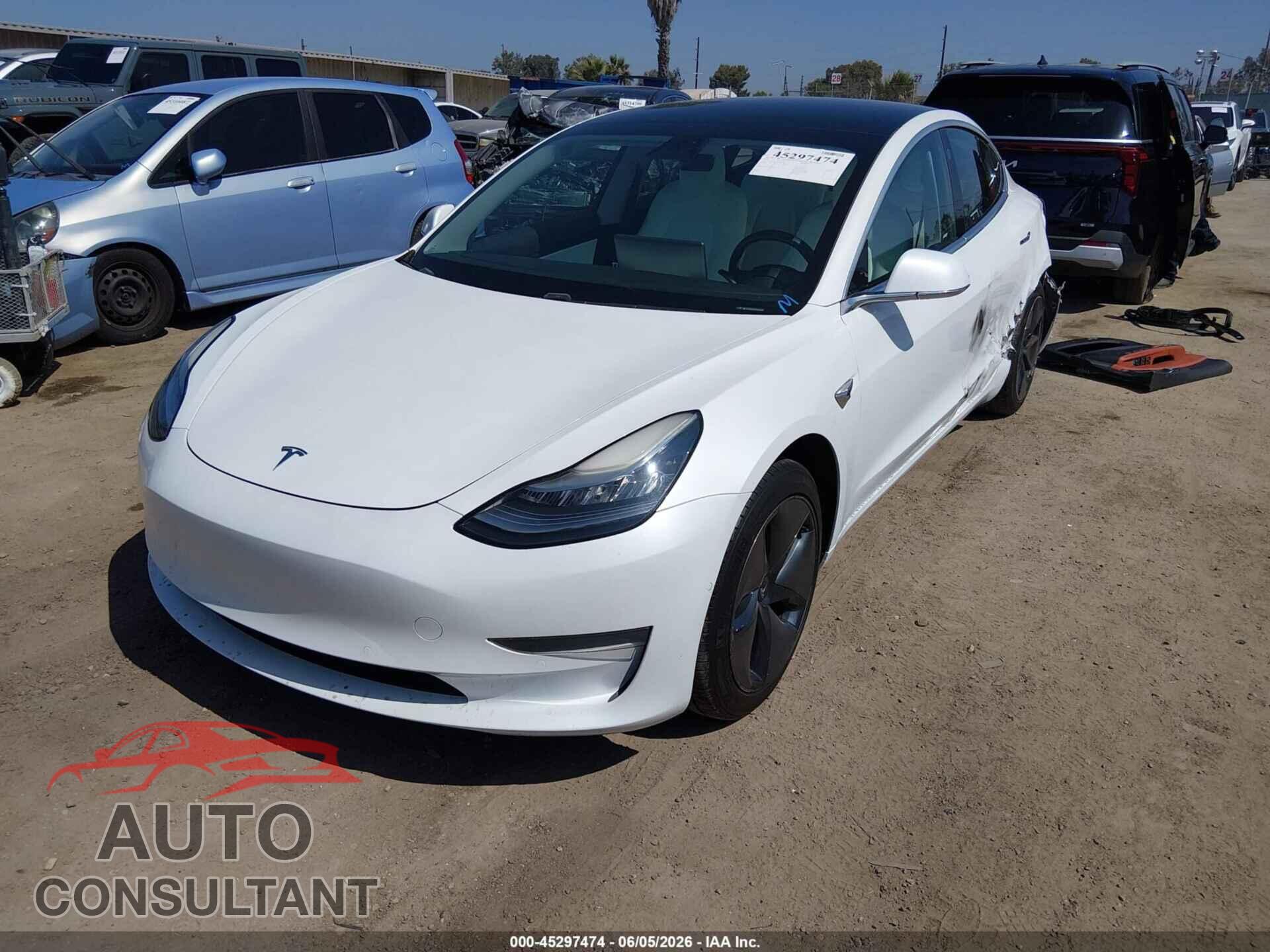 TESLA MODEL 3 2019 - 5YJ3E1EA0KF486187
