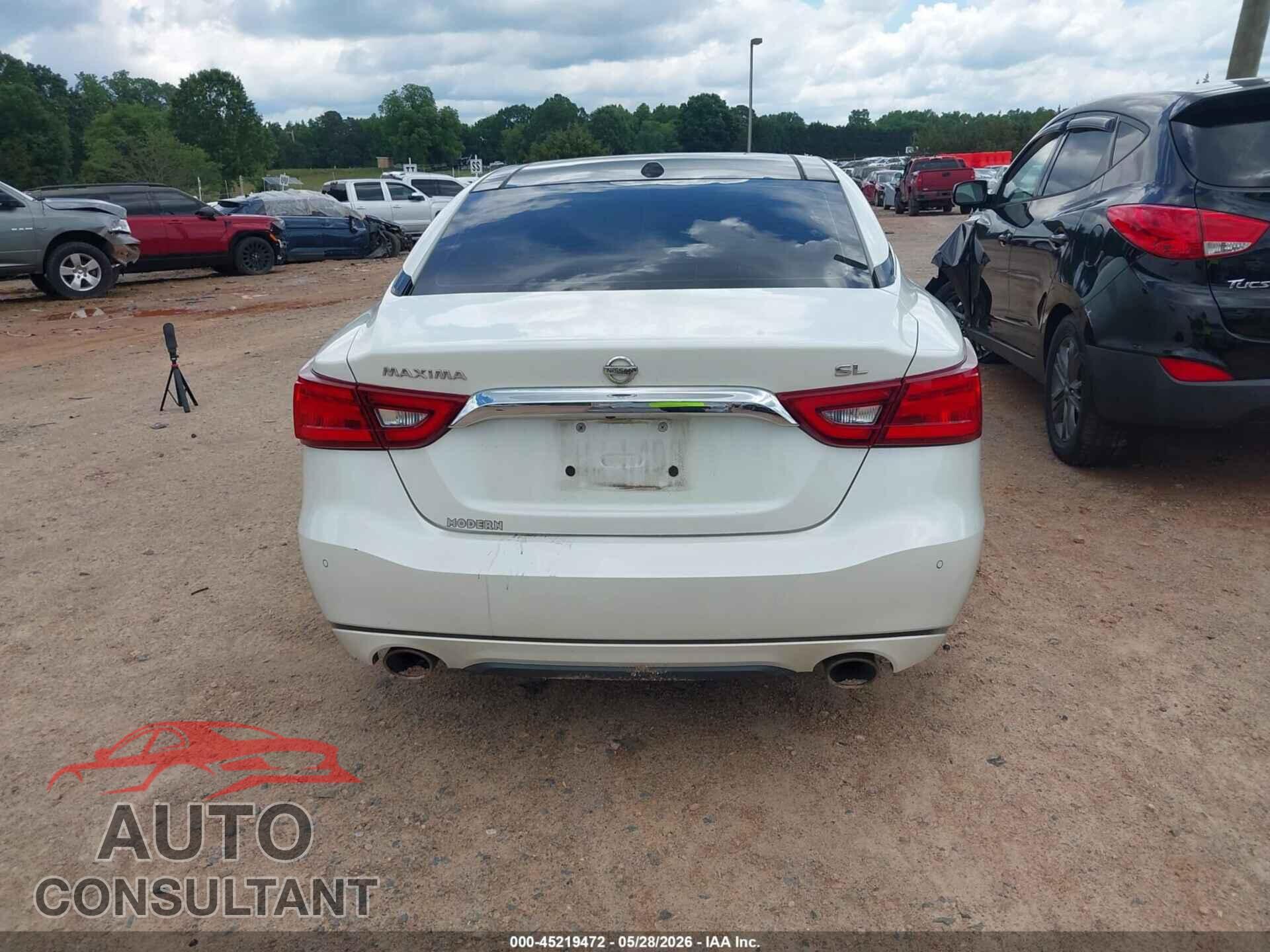 NISSAN MAXIMA 2017 - 1N4AA6AP6HC433645