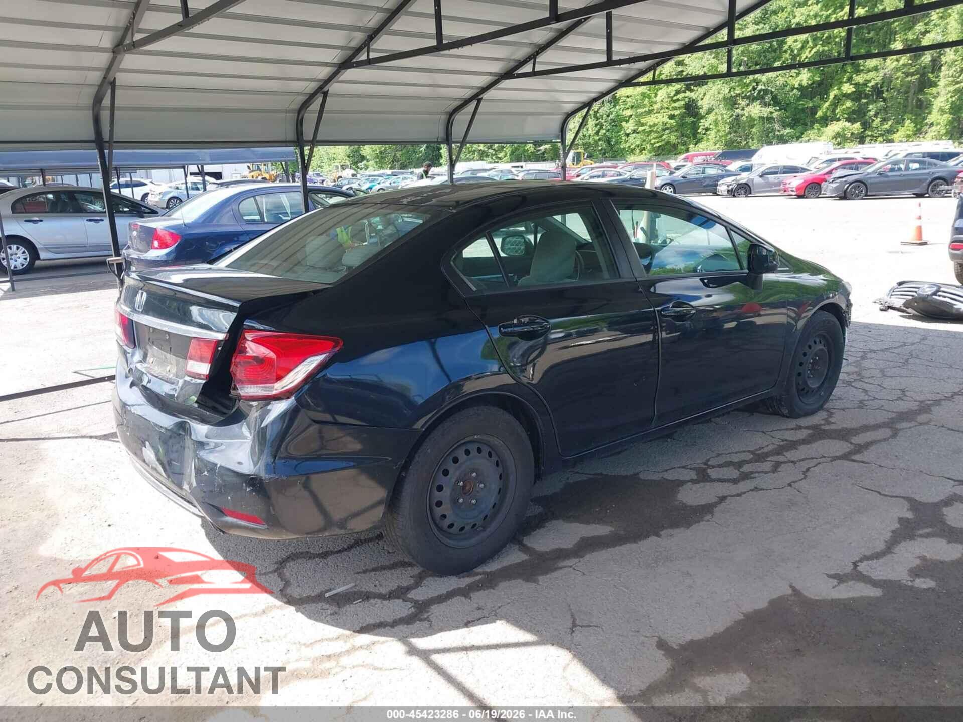 HONDA CIVIC 2013 - 2HGFB2F82DH533189