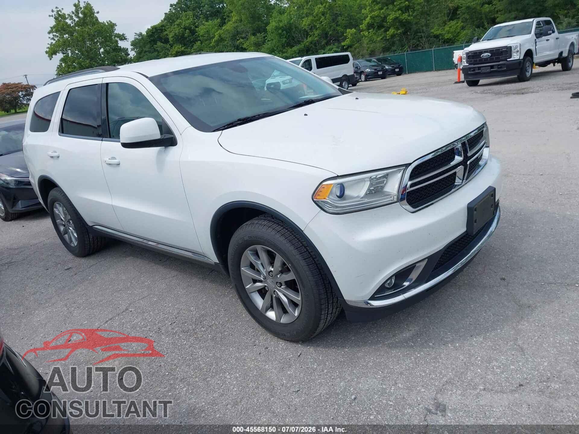 DODGE DURANGO 2017 - 1C4RDJAG7HC870156