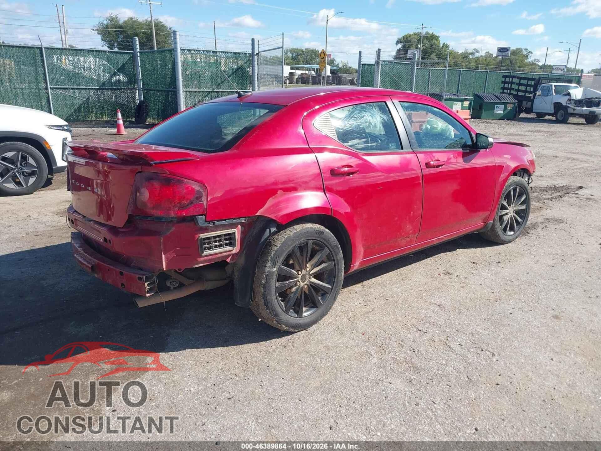 DODGE AVENGER 2014 - 1C3CDZAB5EN222084