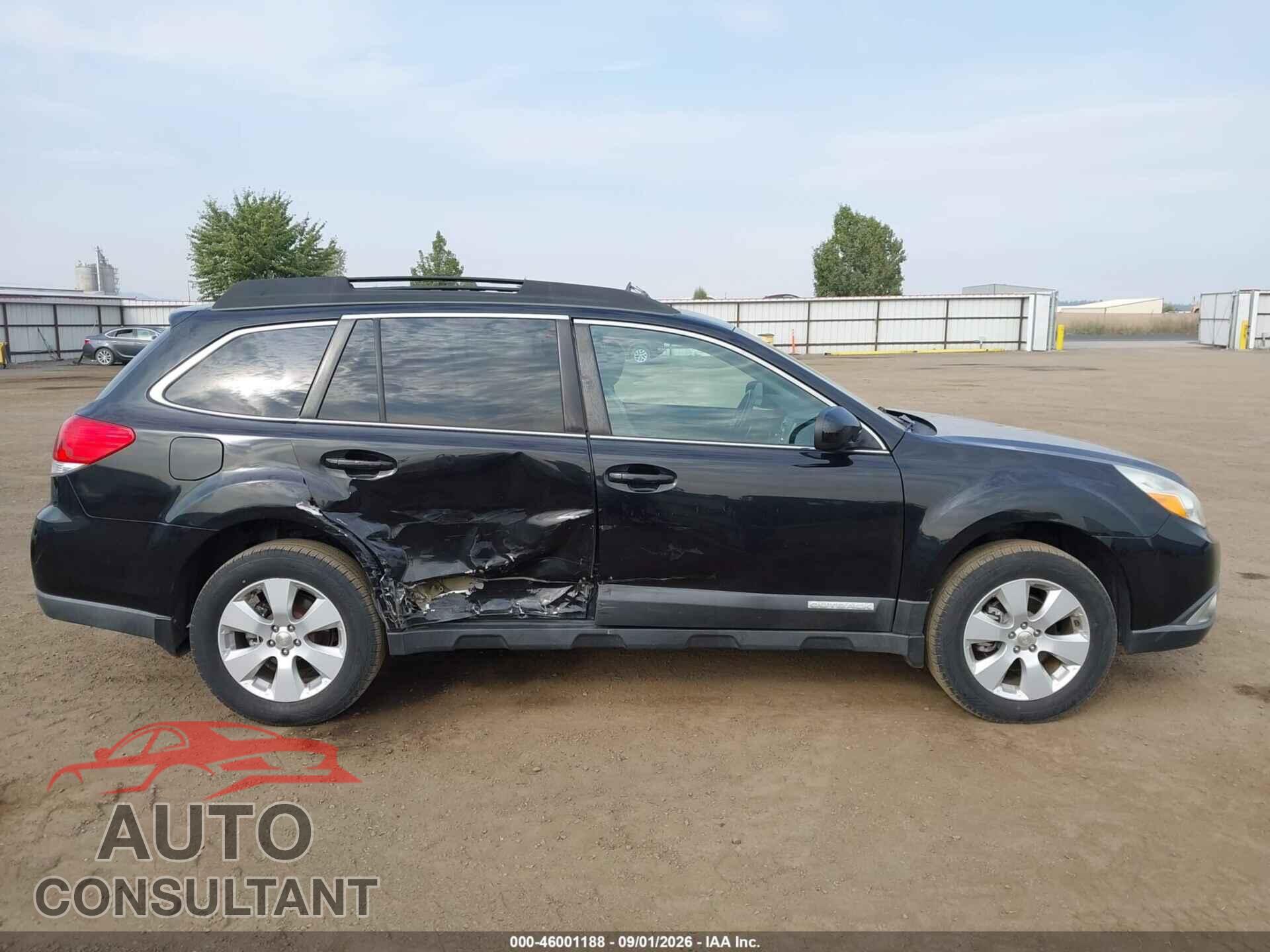 SUBARU OUTBACK 2011 - 4S4BRBKC8B3347865