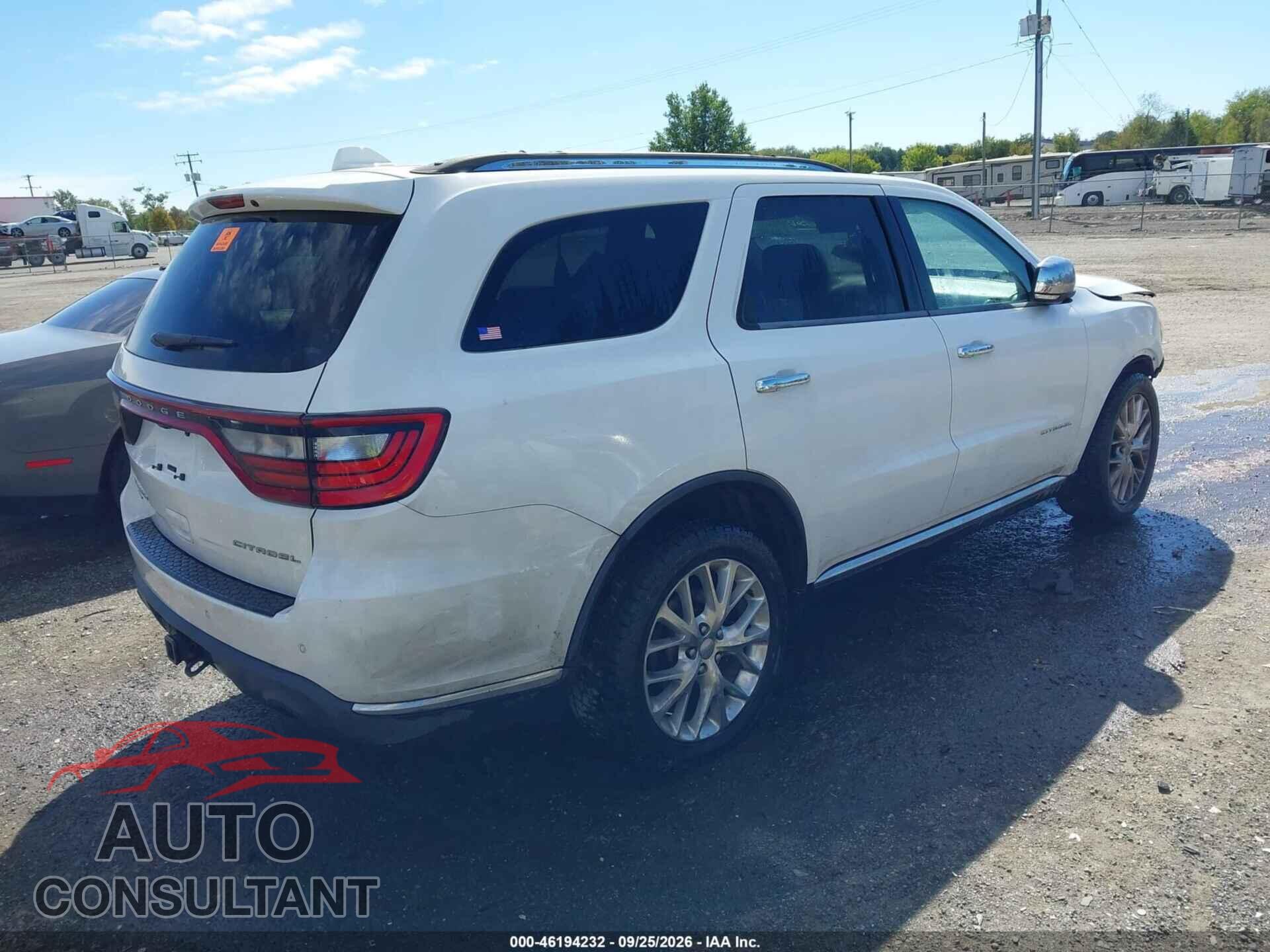 DODGE DURANGO 2014 - 1C4RDJEG2EC307795
