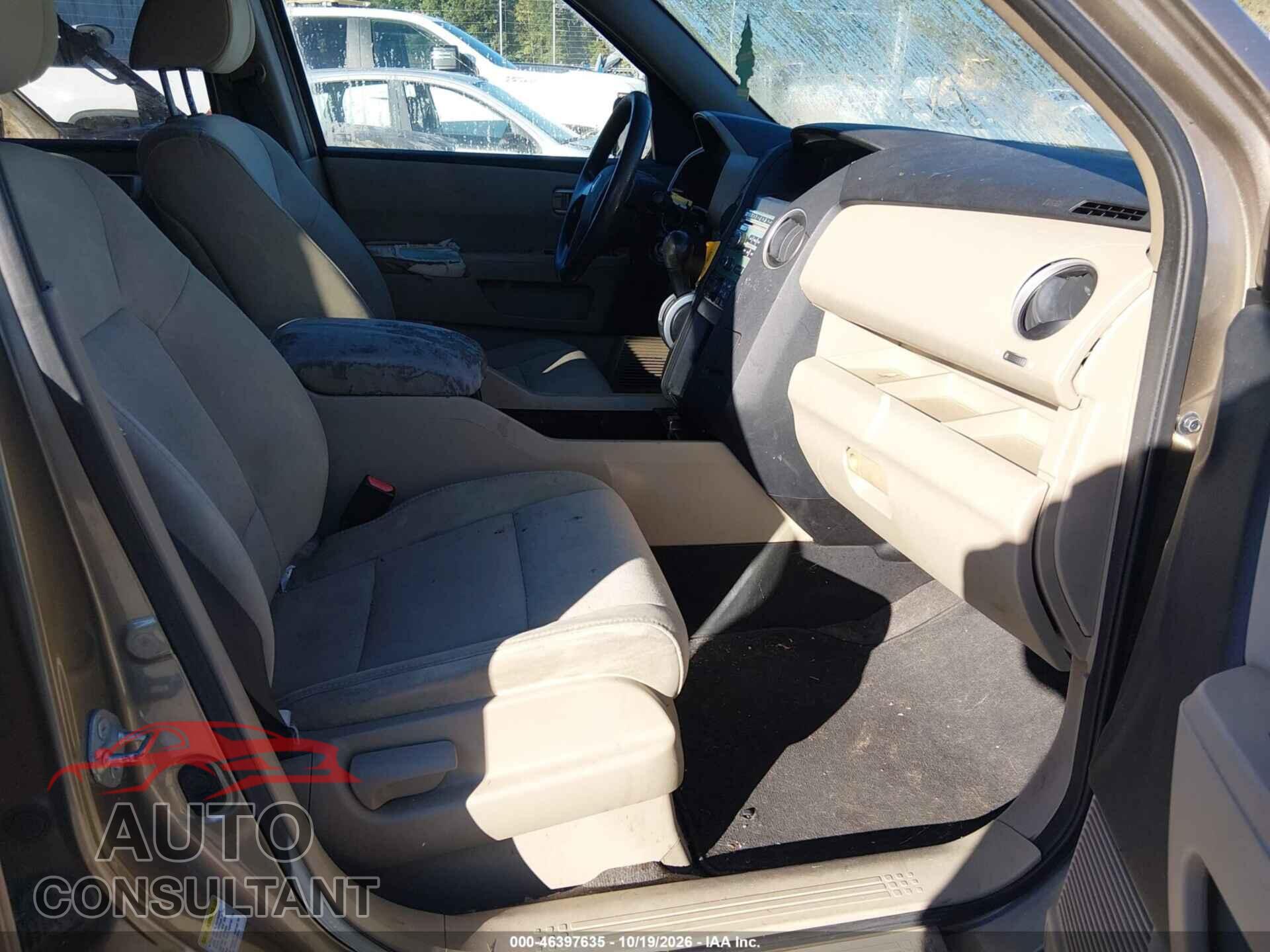 HONDA PILOT 2011 - 5FNYF3H23BB024273