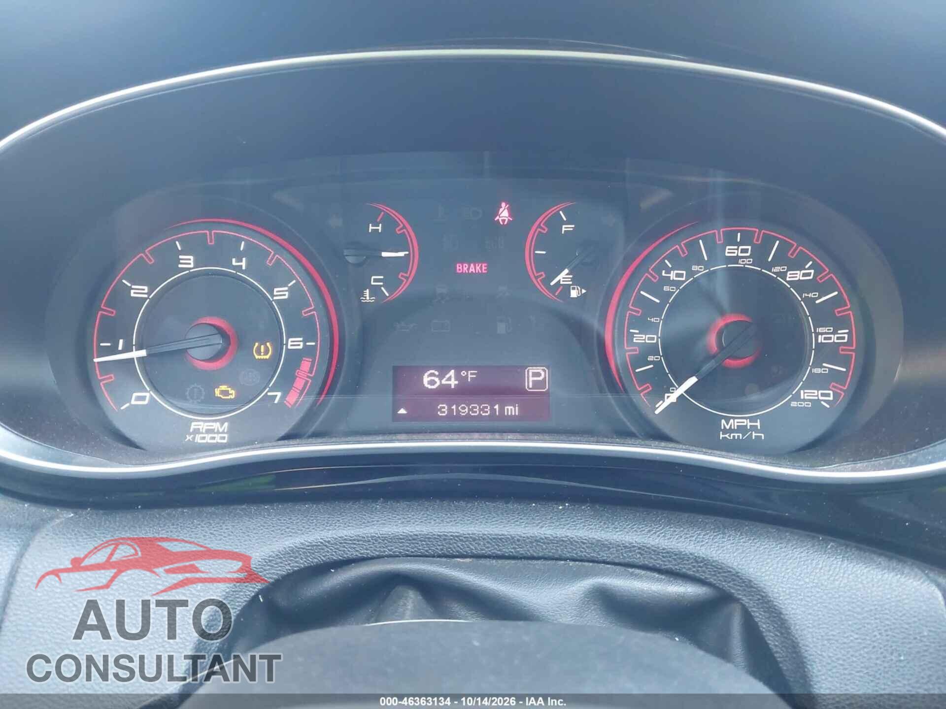 DODGE DART 2013 - 1C3CDFBA3DD310656