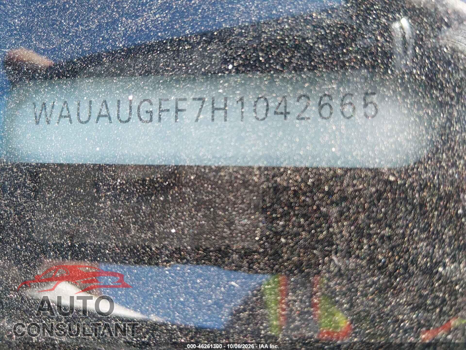 AUDI A3 2017 - WAUAUGFF7H1042665