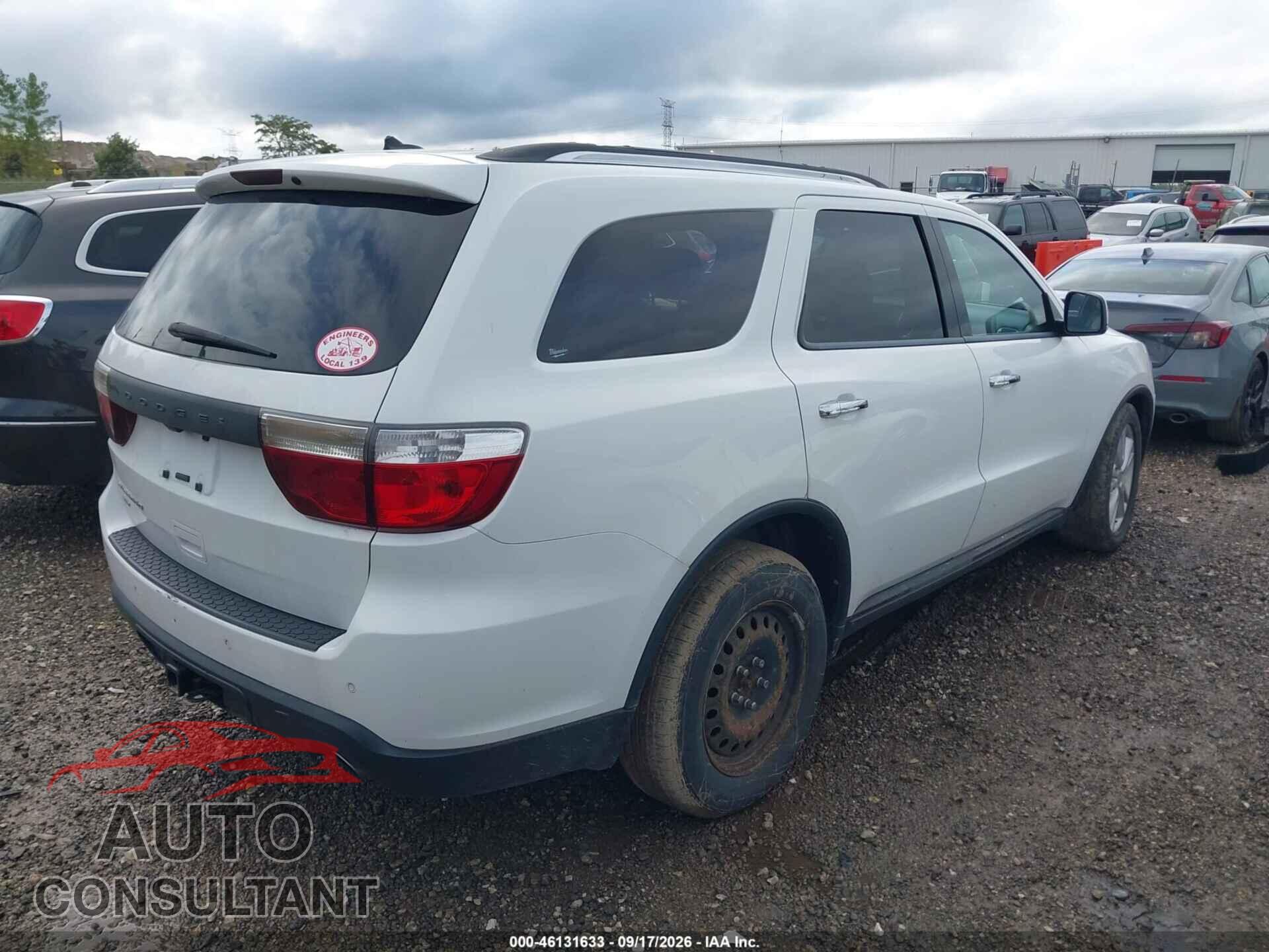 DODGE DURANGO 2013 - 1C4RDJDG0DC654302