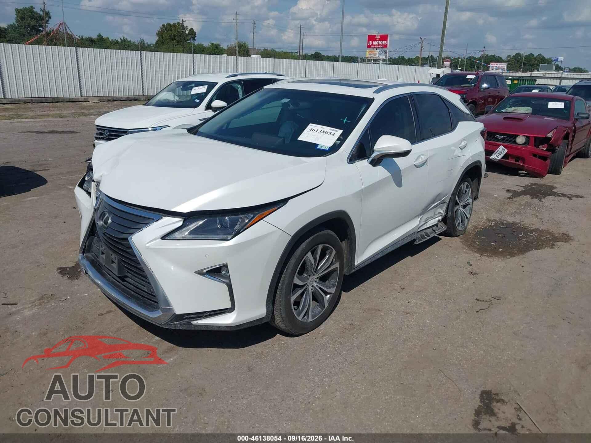 LEXUS RX 350 2016 - 2T2ZZMCA4GC032017
