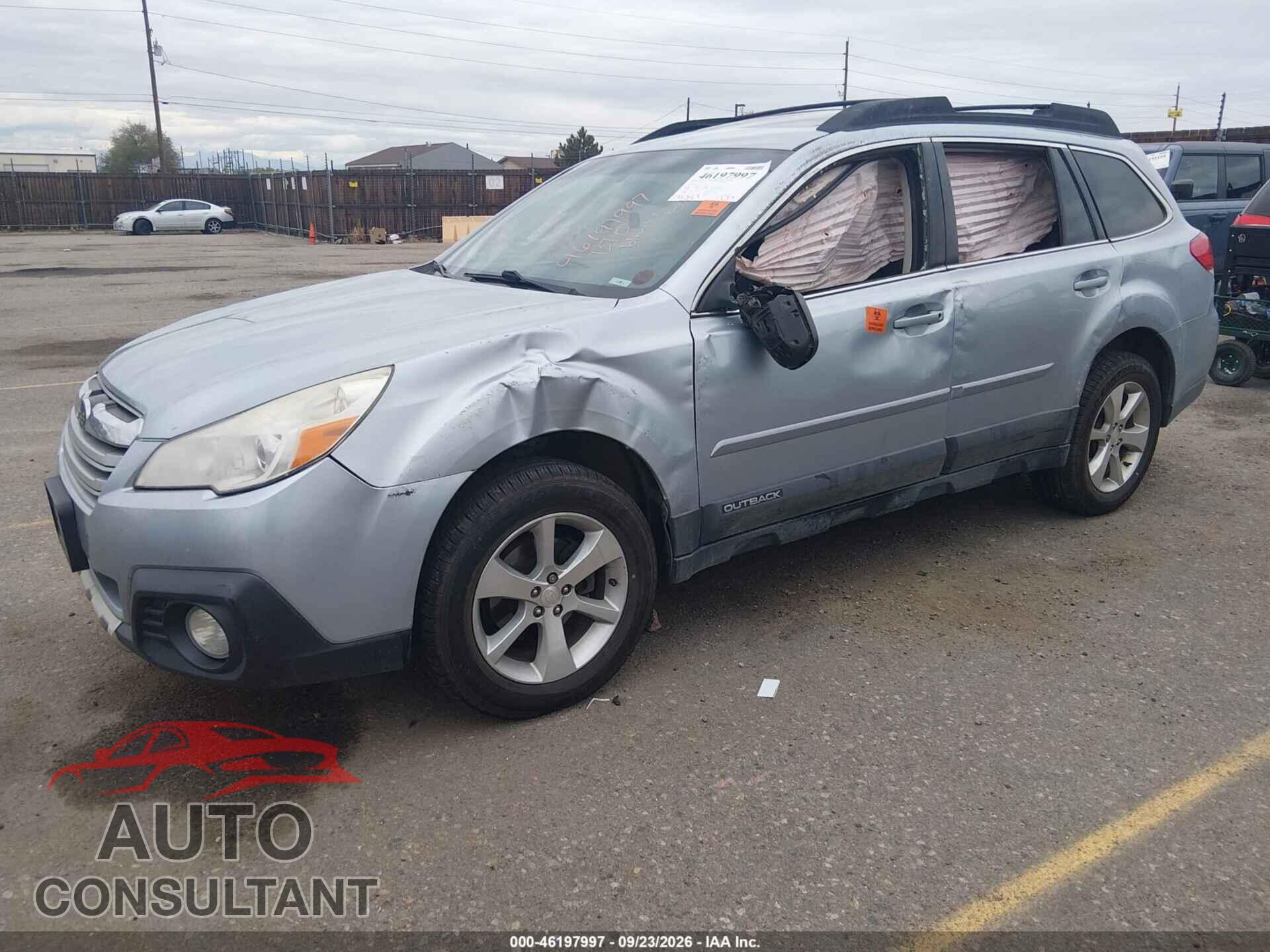 SUBARU OUTBACK 2014 - 4S4BRBLC7E3274555