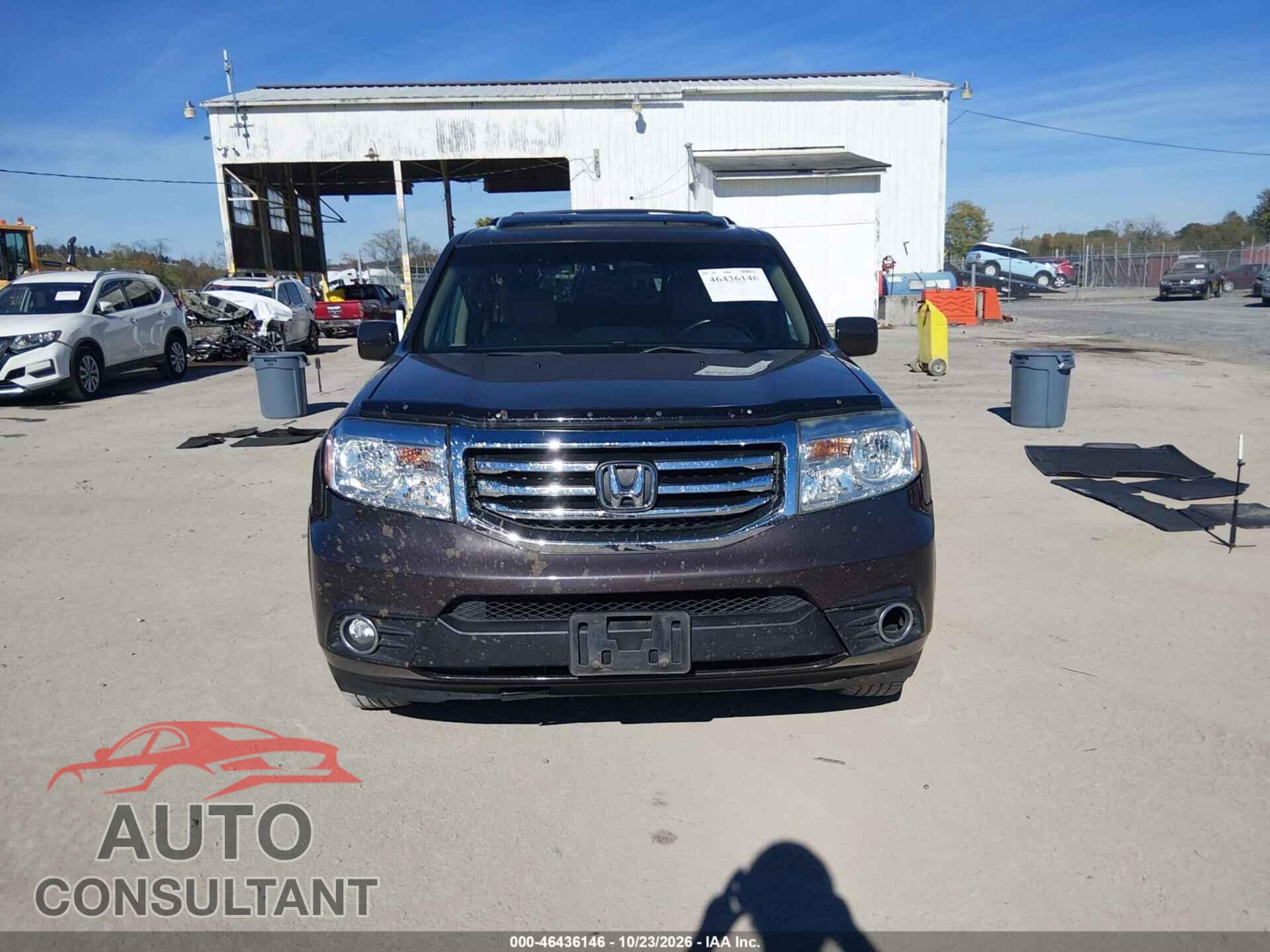 HONDA PILOT 2012 - 5FNYF4H69CB003471